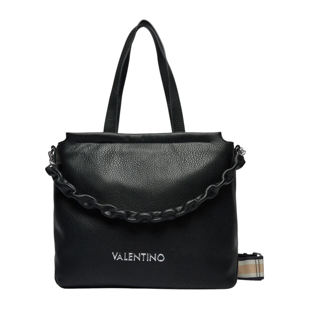 Mario Valentino Shopping Bag Donna Thalami Nera con Tracolla