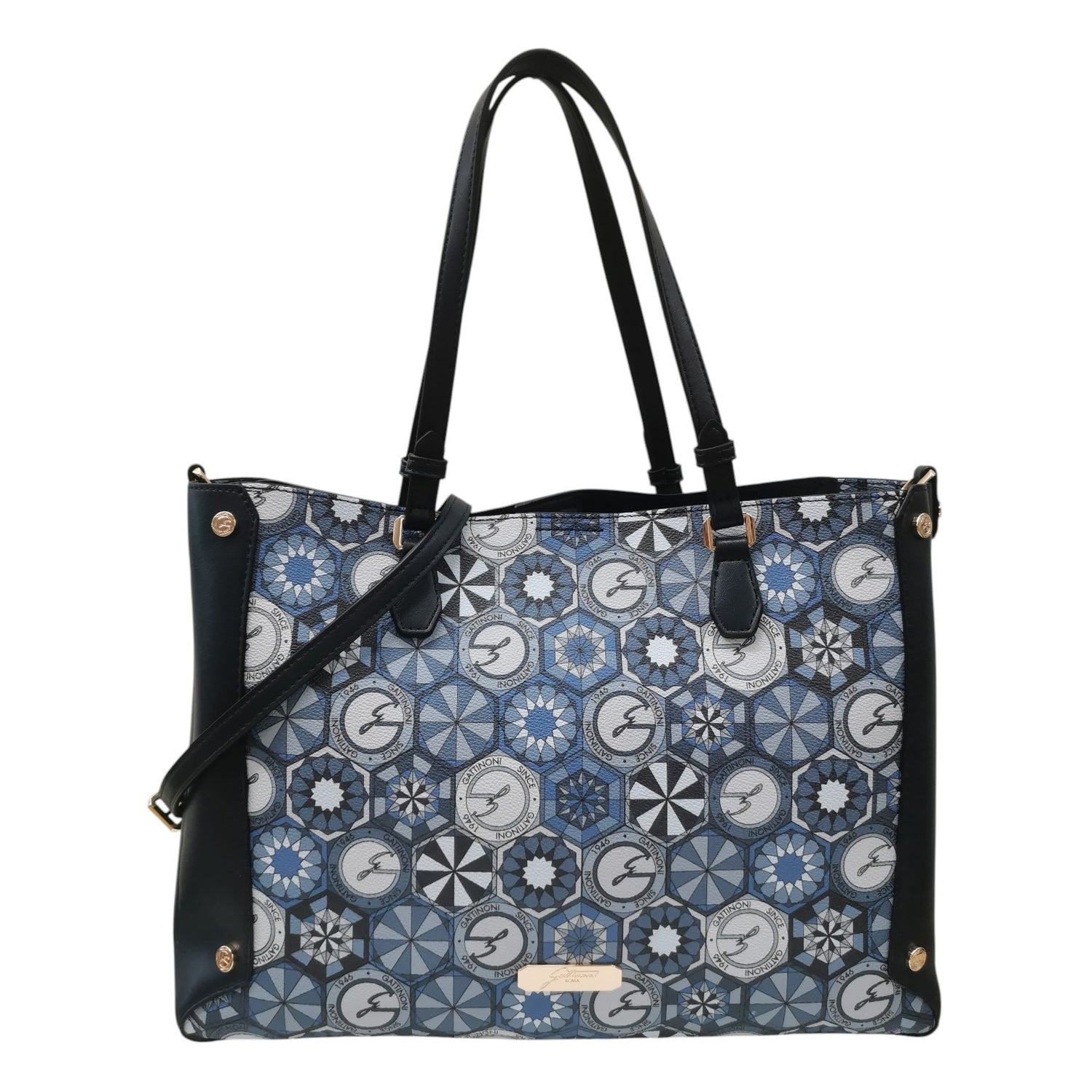 Gattinoni Roma Shopping Bag Donna Lapislazzuli Teodosia con Tracolla