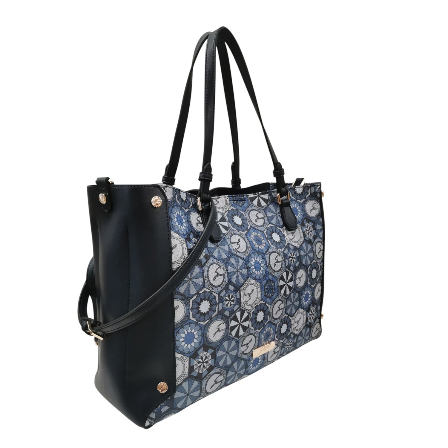 Gattinoni Roma Shopping Bag Donna Lapislazzuli Teodosia con Tracolla