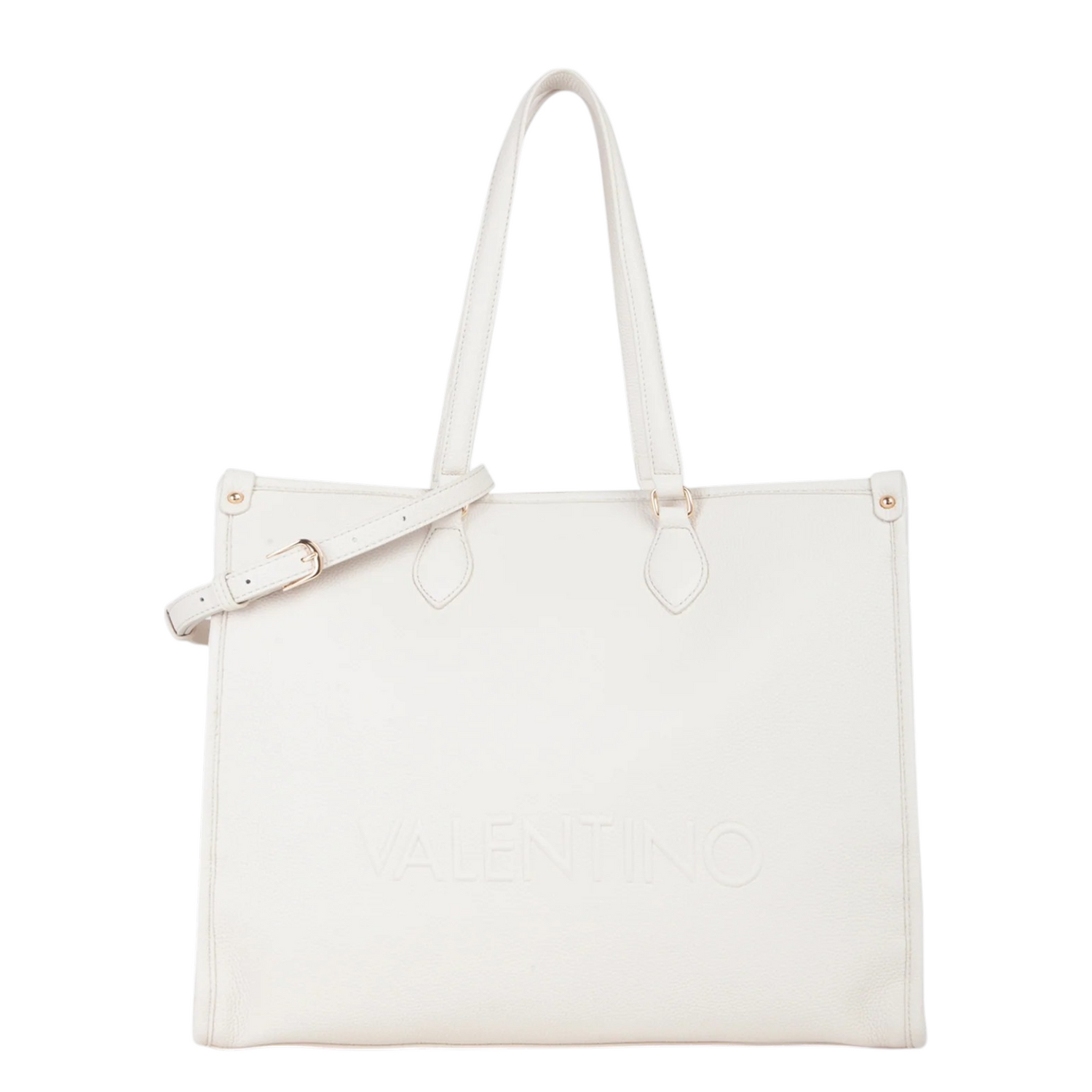 Mario Valentino Borsa a Spalla Grande Donna Rised Re Ecru