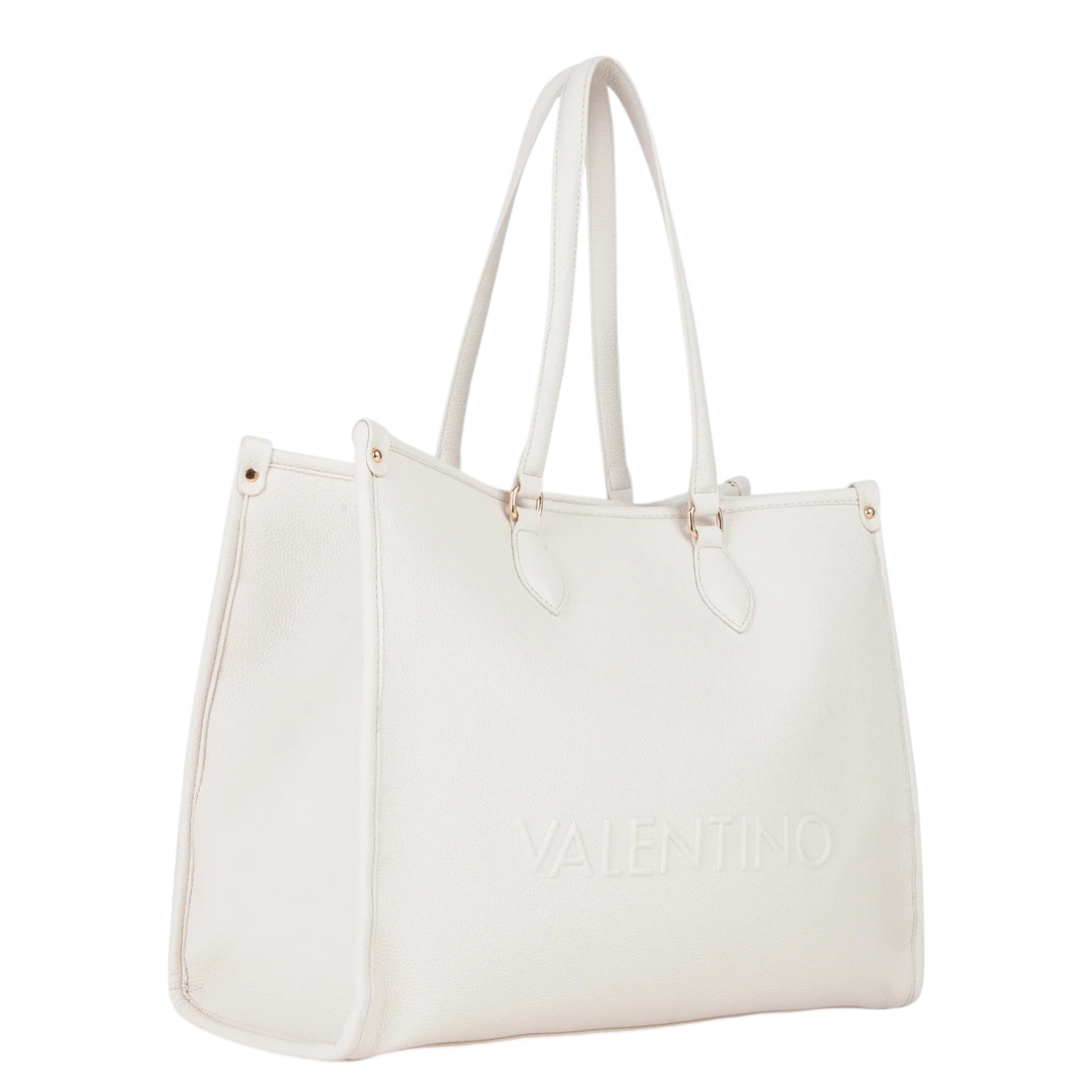 Mario Valentino Borsa a Spalla Grande Donna Rised Re Ecru