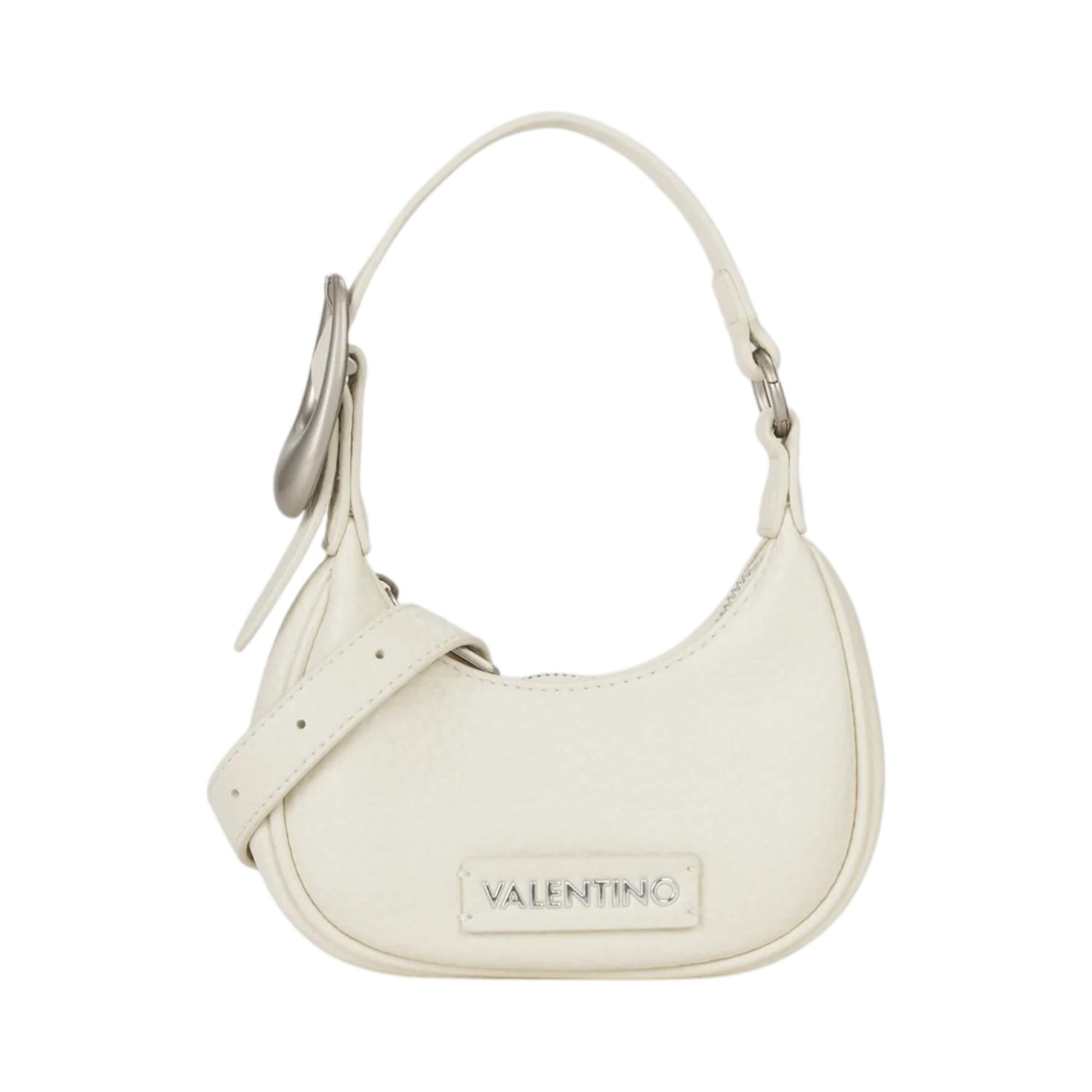 Mario Valentino Borsa a Spalla Piccola Mezzaluna Donna Willowy Re Bianca