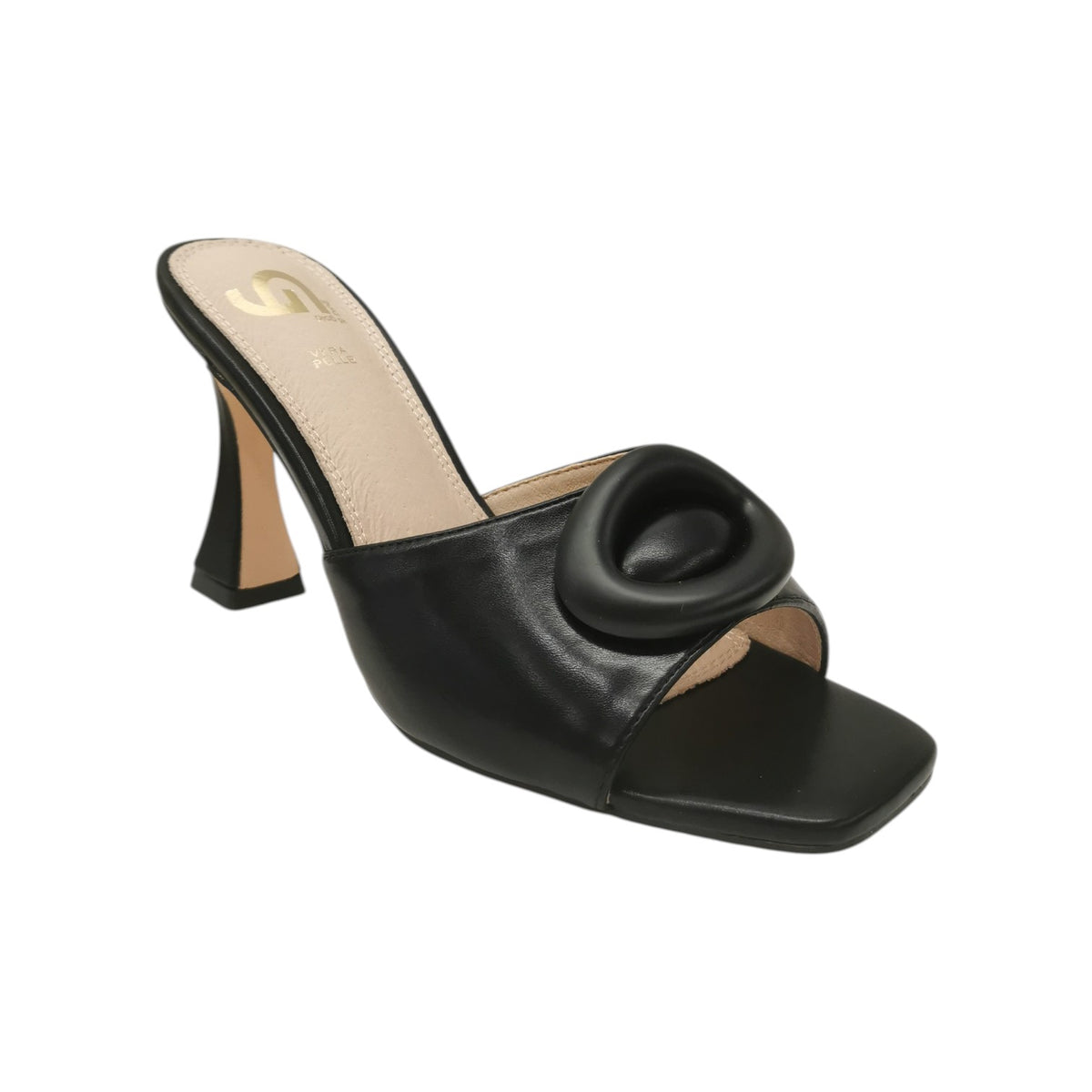 Gold&Gold Scalzato Donna Nero con Tacco Alto 100mm