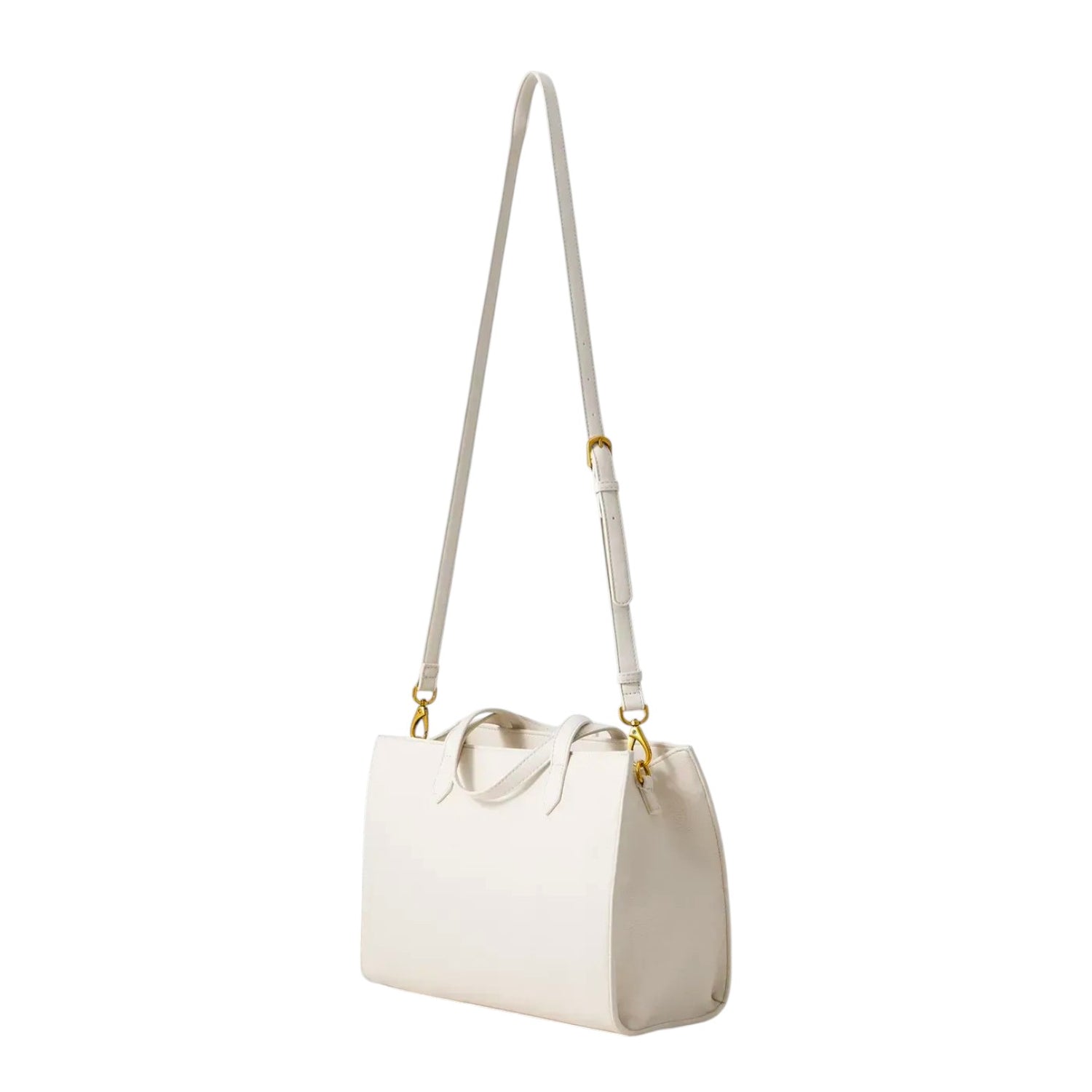 Mario Valentino Borsa a Mano Donna in Ecopelle Ecru con Tracolla