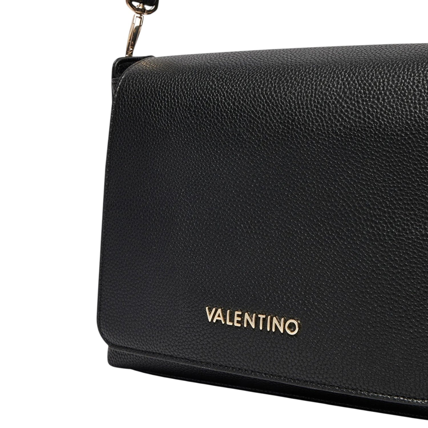Mario Valentino Borsa a Spalla Donna Nera Martellata con Tracolla