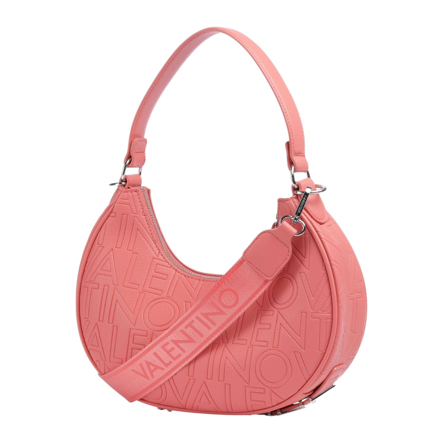 Mario Valentino Borsa a Spalla Donna Logata All Over Corallo