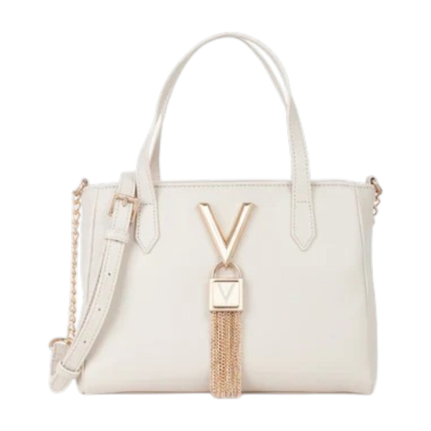 Mario Valentino Borsa a Mano Donna Stella Ecru con Catena
