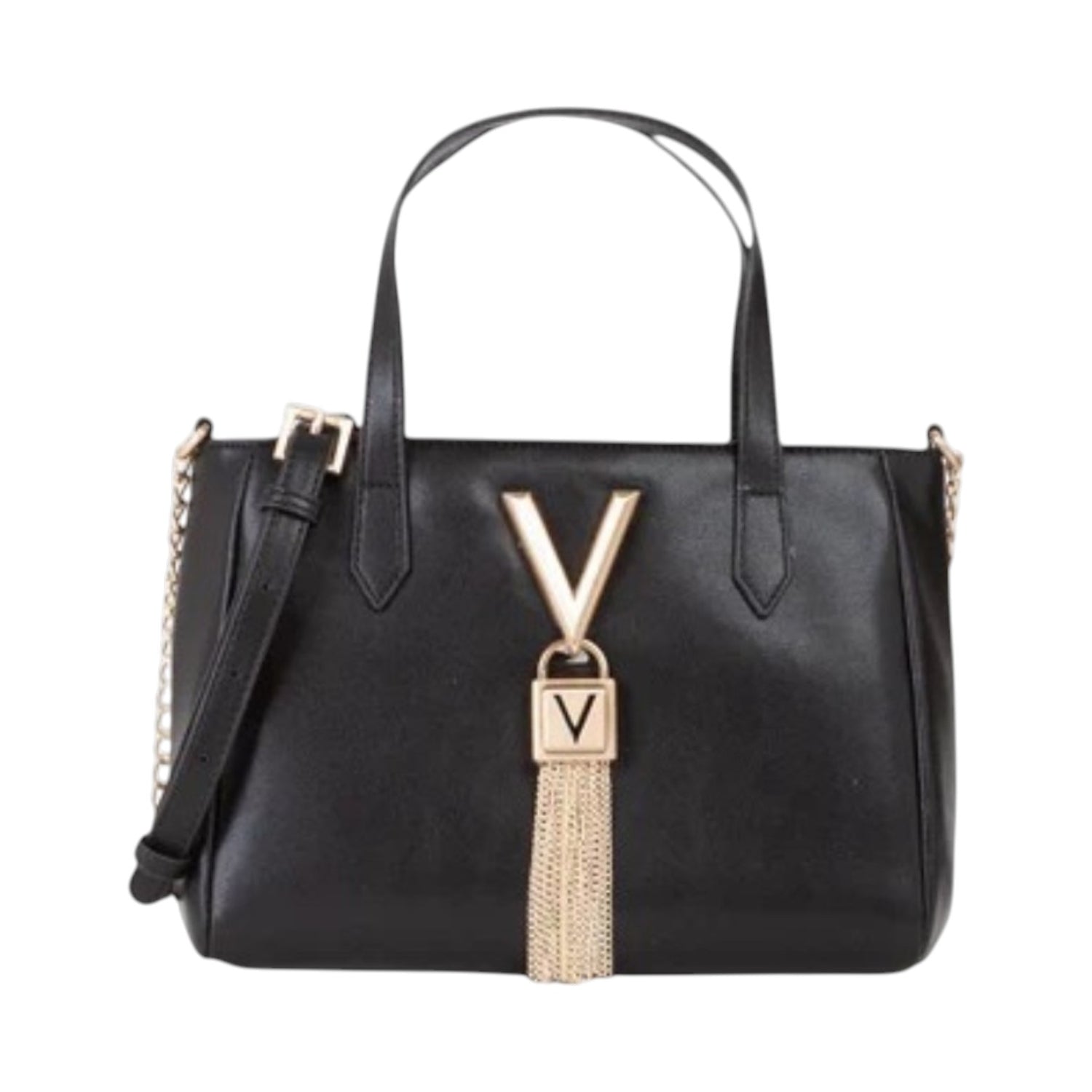 Mario Valentino Borsa a Mano Donna Stella Nera con Catena