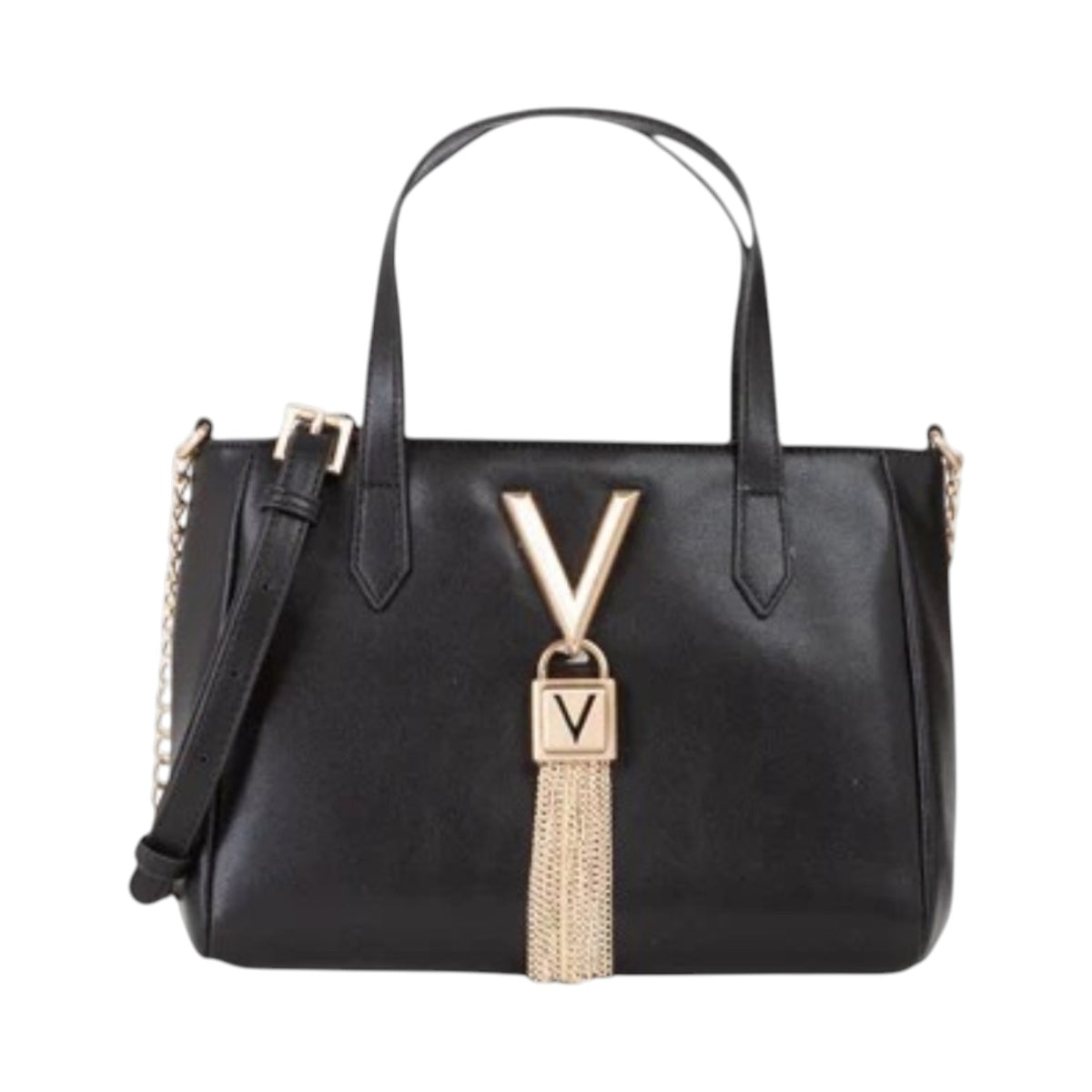 Mario Valentino Borsa a Mano Donna Stella Nera con Catena