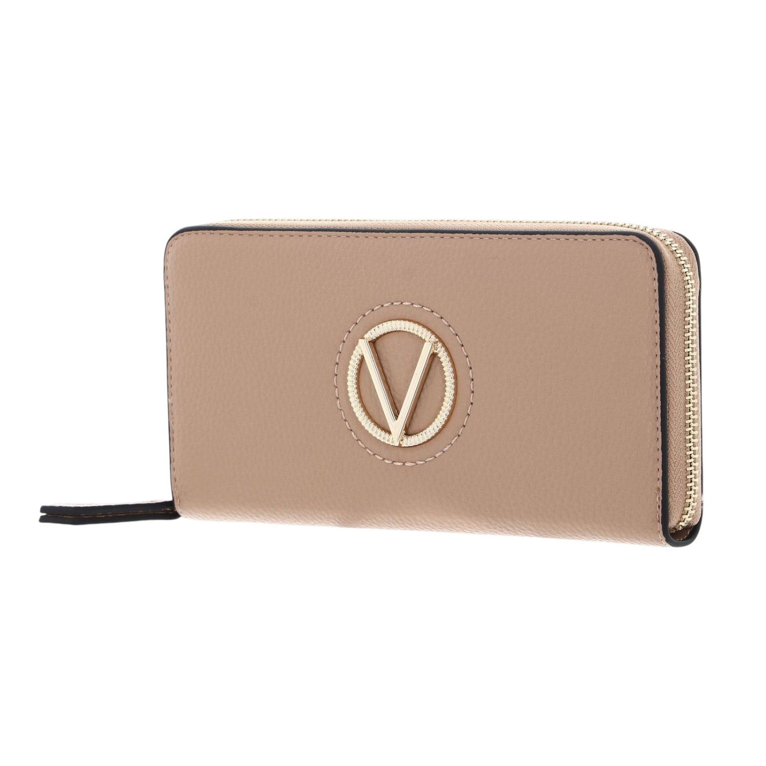Mario Valentino Portafoglio Donna Beige con Logo e Zip