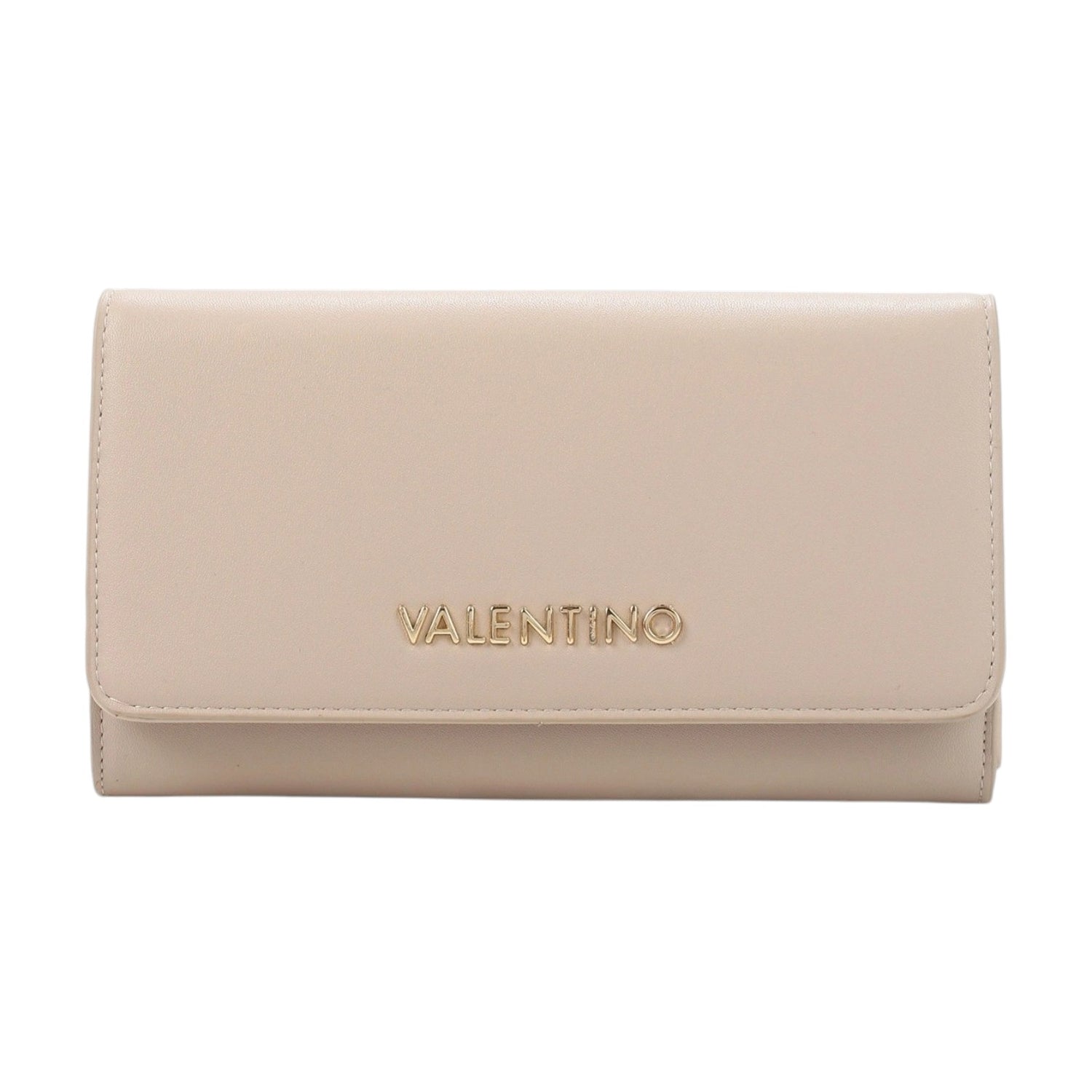 Mario Valentino Portafoglio Donna Beige con Bottone