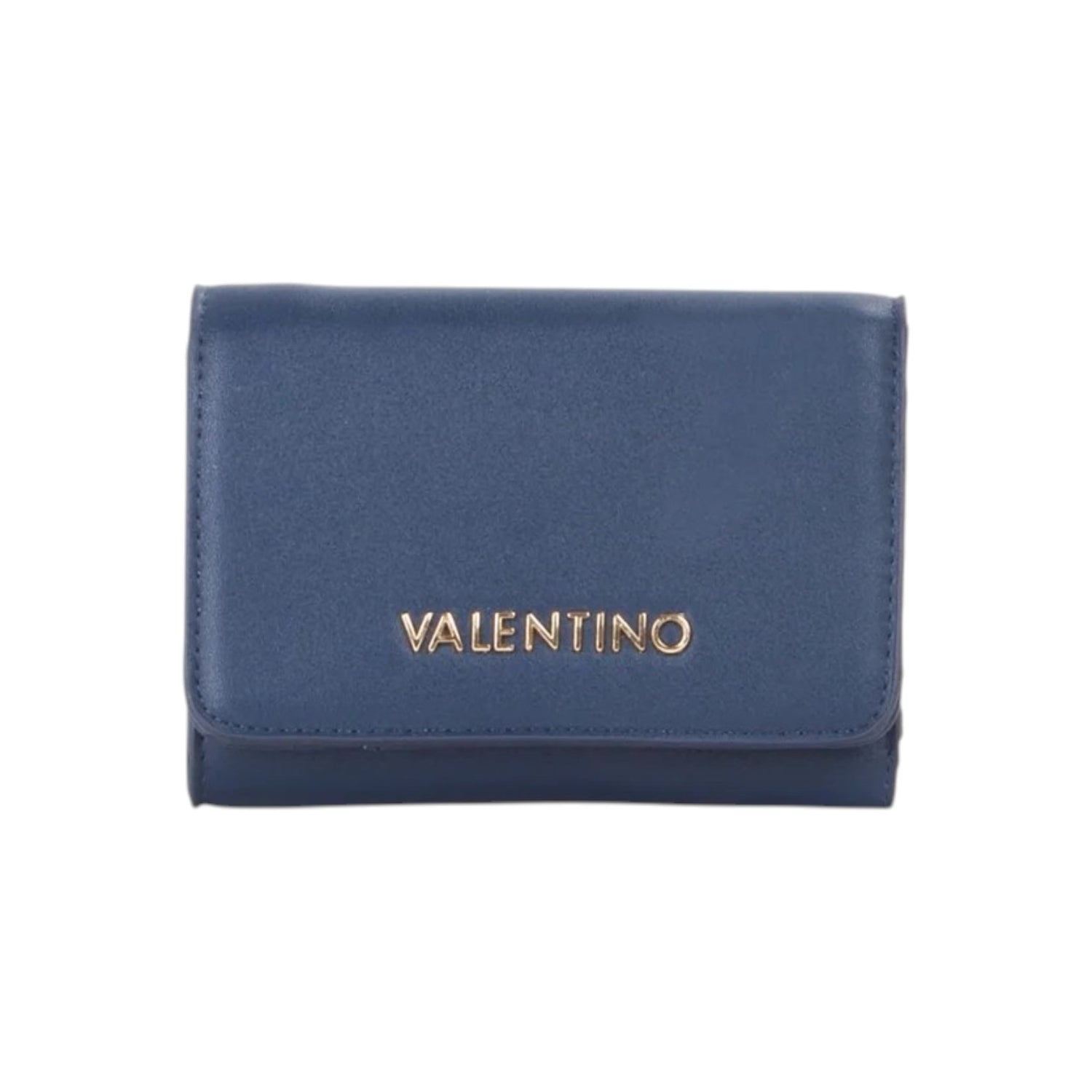 Mario Valentino Portafoglio Donna Jasmin Blu con Bottone