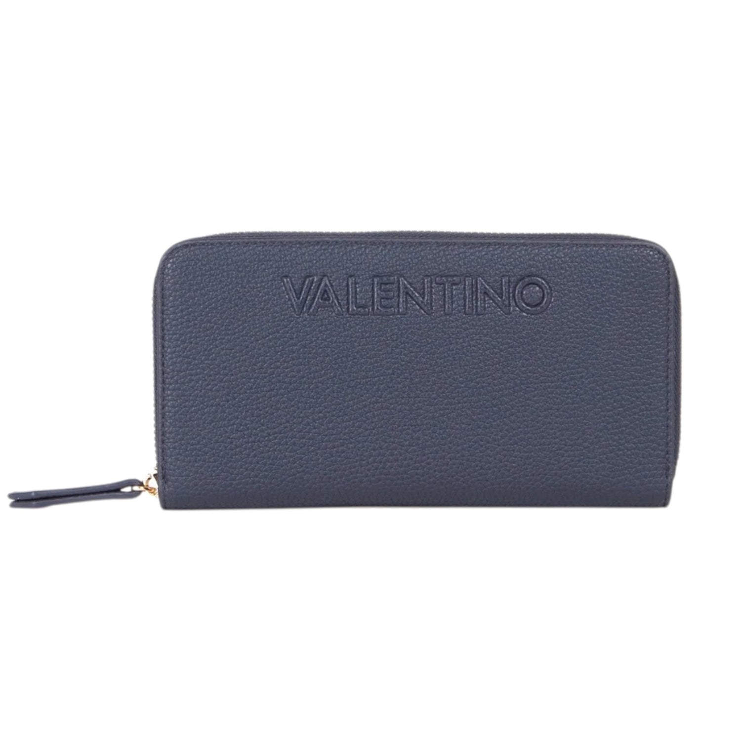 Mario Valentino Portafoglio Donna Rised Re in Ecopelle Martellata Blu