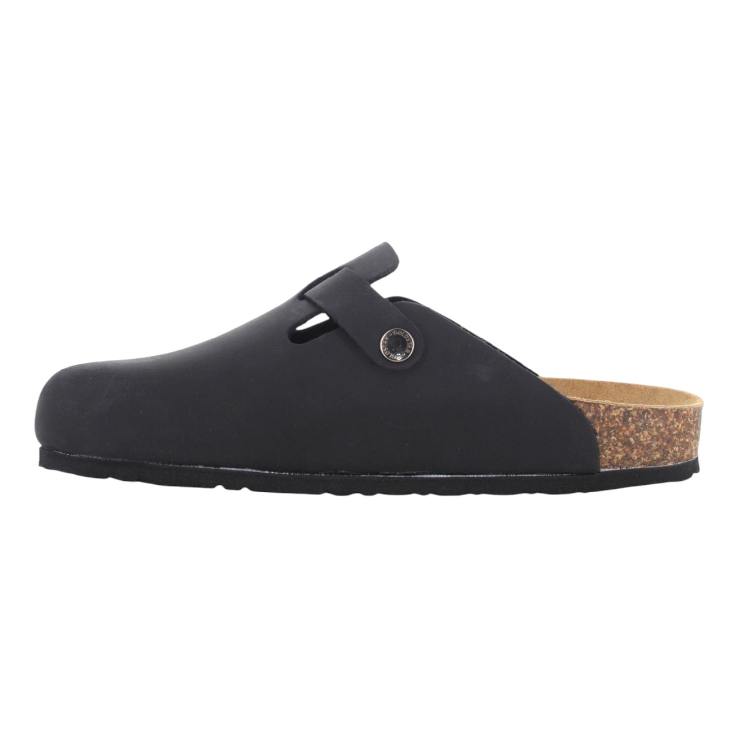 GoldStar Sabot Donna in Pelle Ingrassata Nera