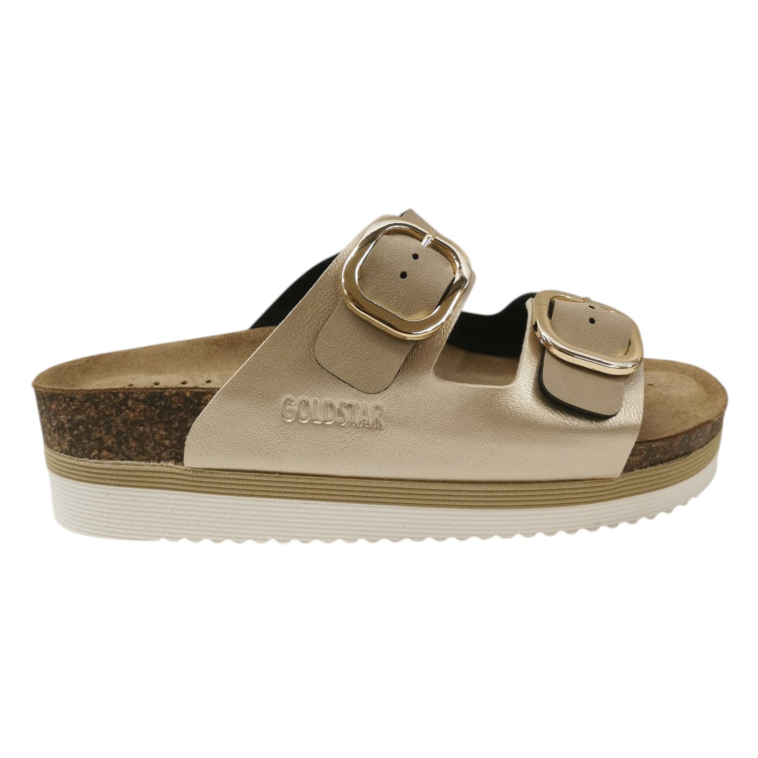 GoldStar Ciabatta Donna Platform Sabbia