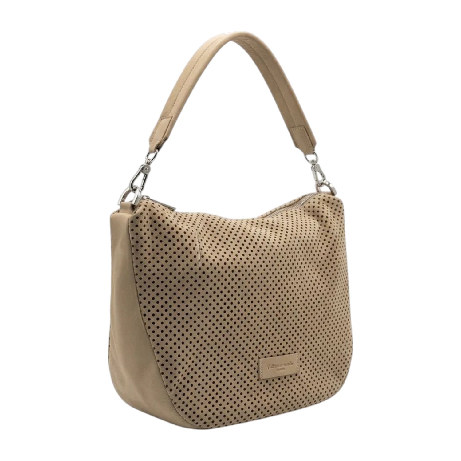 Pelletteria Veneta Borsa a Spalla Donna Traforata Grande Marmo