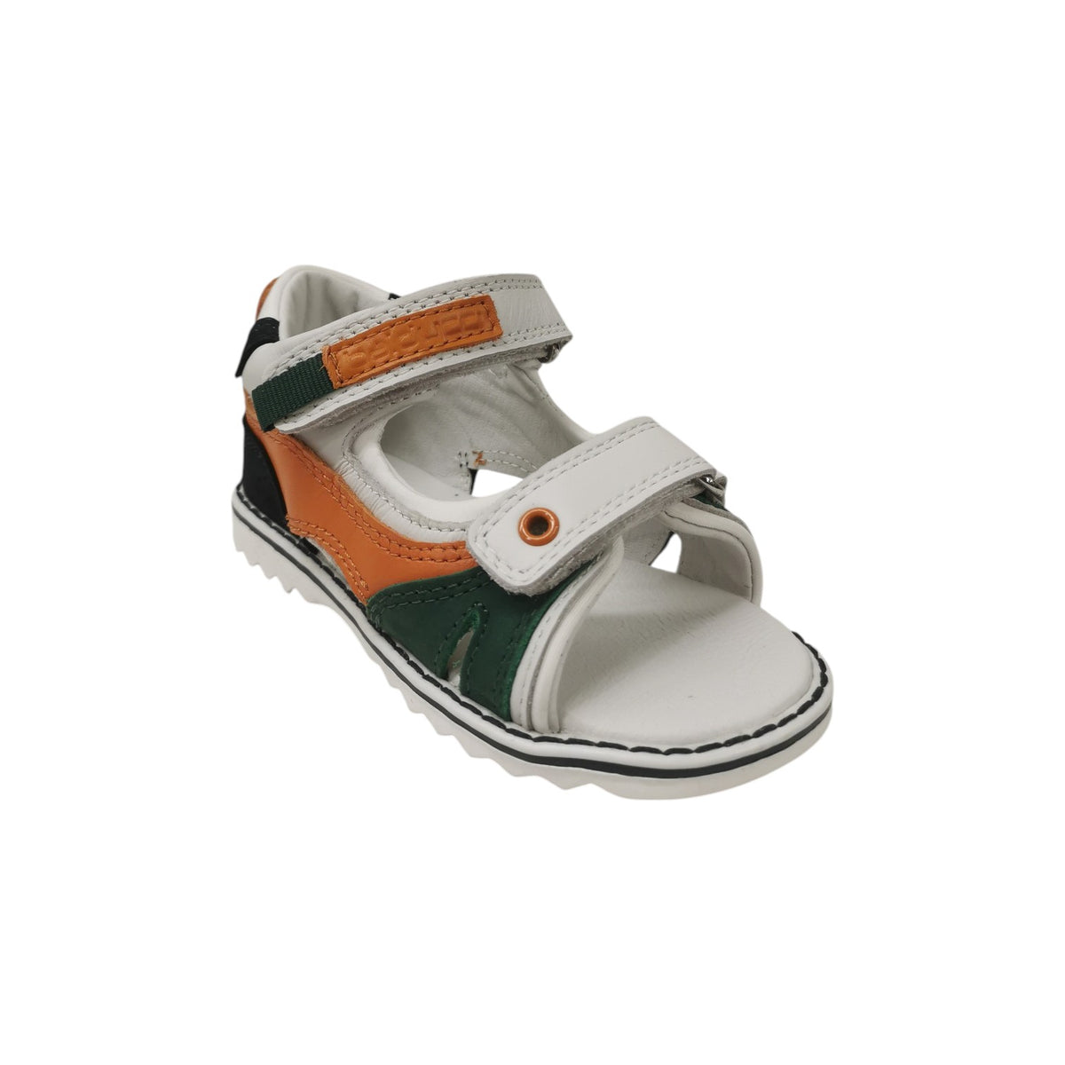 Balducci Sandalo Bambino Bianco Arancio con Strappo