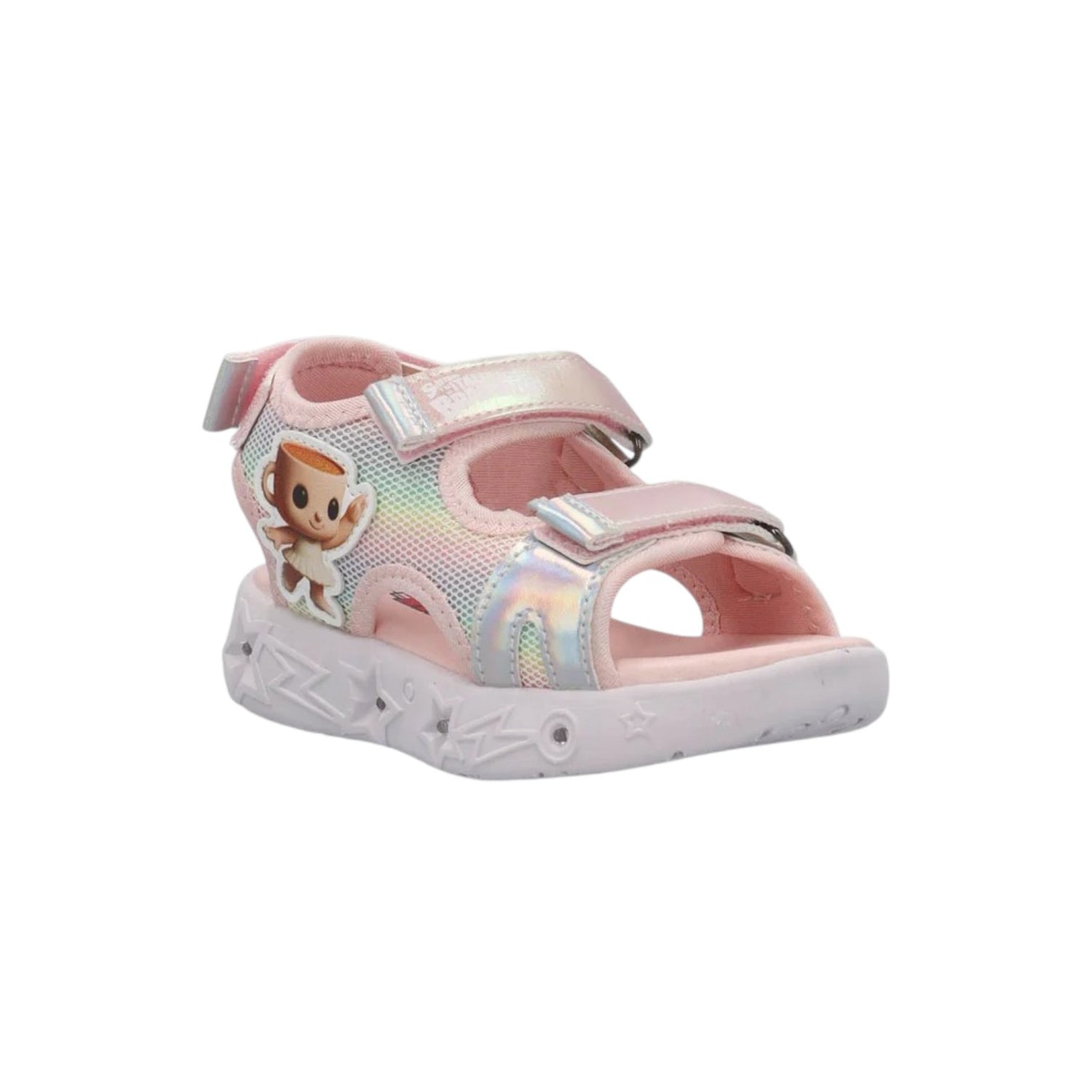 Skifidol Sandalo Bambina in Tessuto Rosa Ballerina Cappuccina