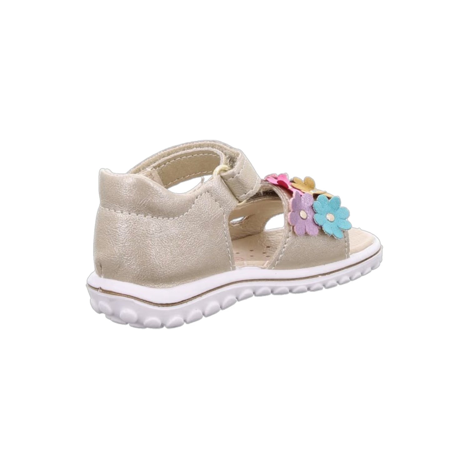Primigi Sandalo Donna in Pelle Platino con Fiori