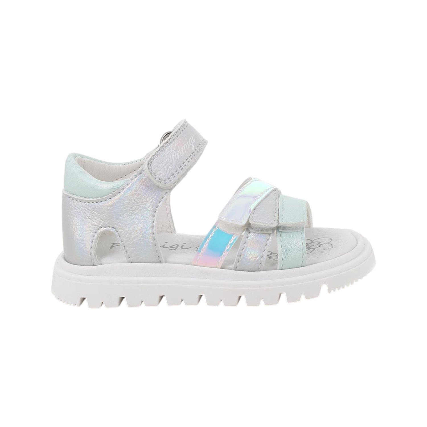 Primigi Sandalo Bambina Argento Acqua con Stappo Numero 22/23/24