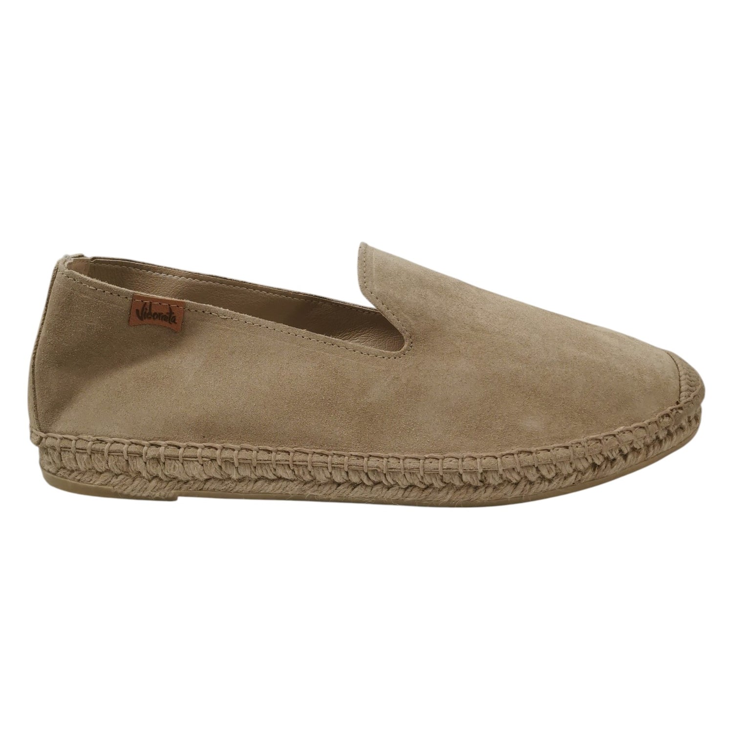 Vidorreta Espadrillas Bassa Donna in Camoscio Beige