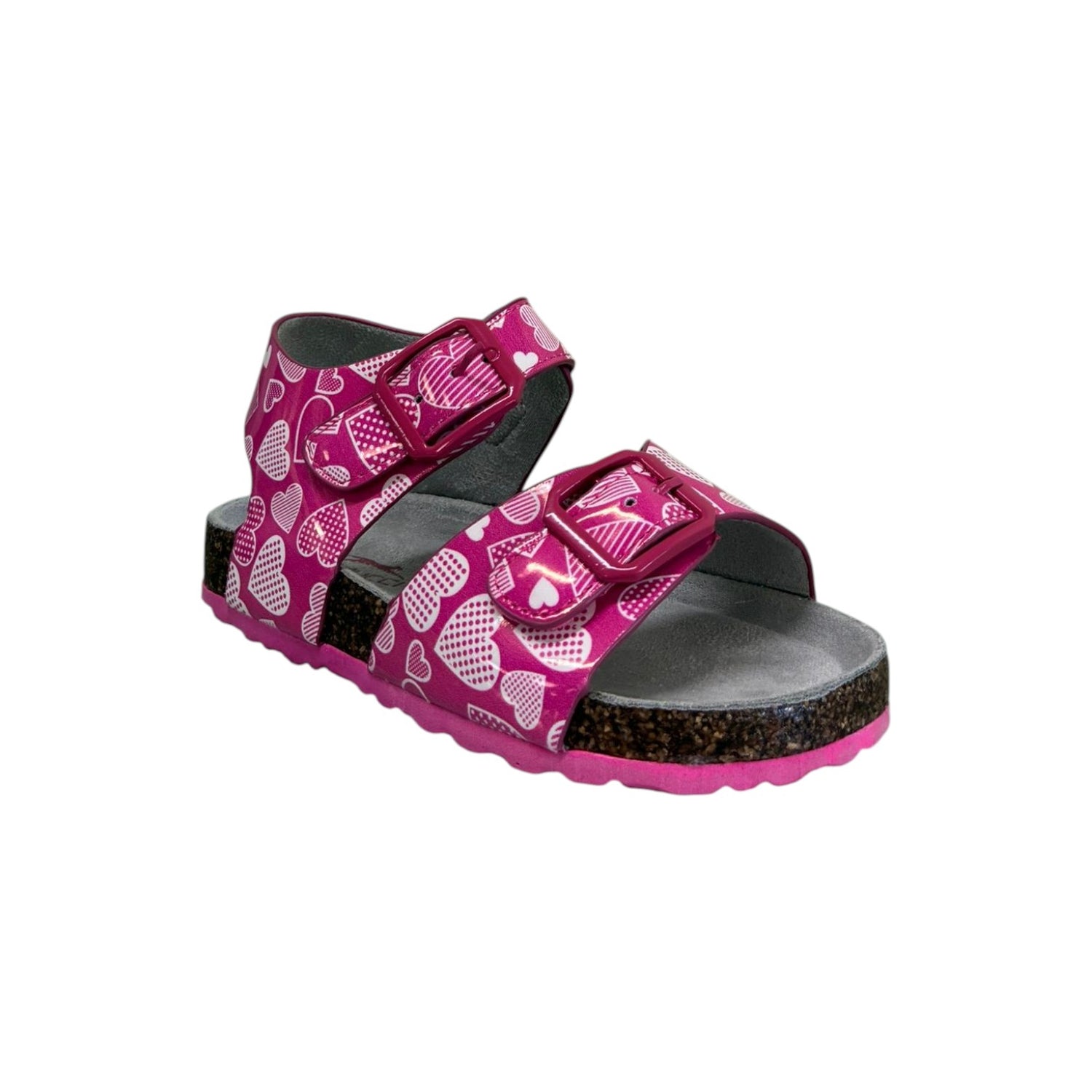 Balducci Sport Sandalo Bambina Fuxia Bianco con Cuori