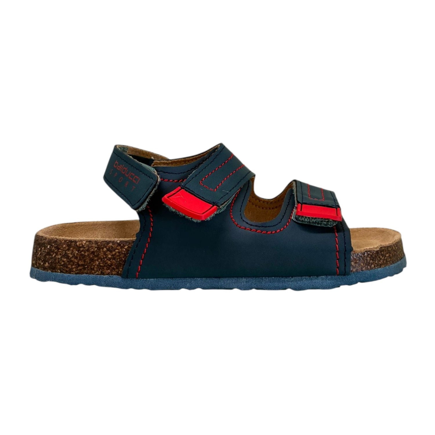 Balducci Sport Sandalo Bambino Petrolio con Triplo Strappo