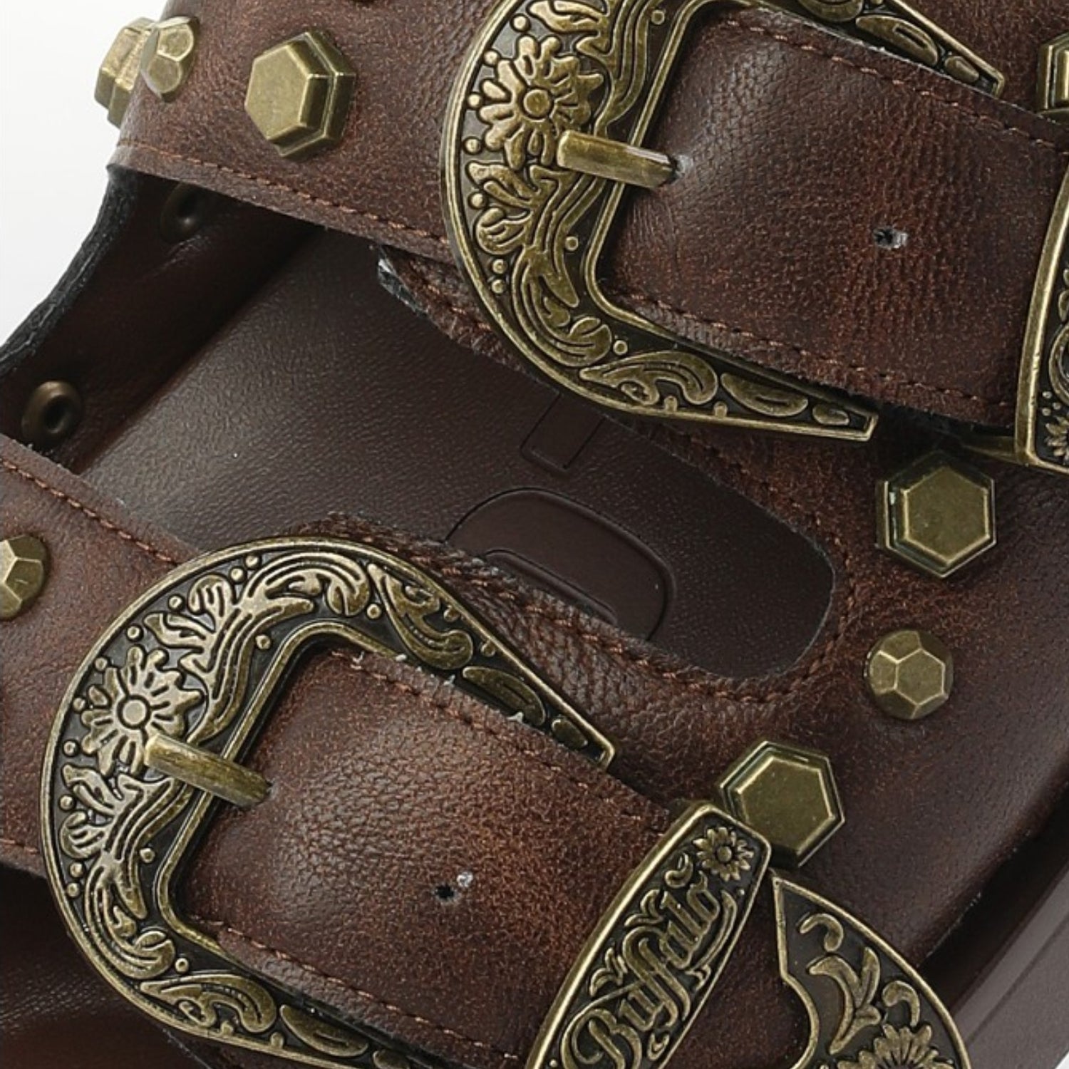 Buffalo Raya Ari West Ciabatta Donna Marrone