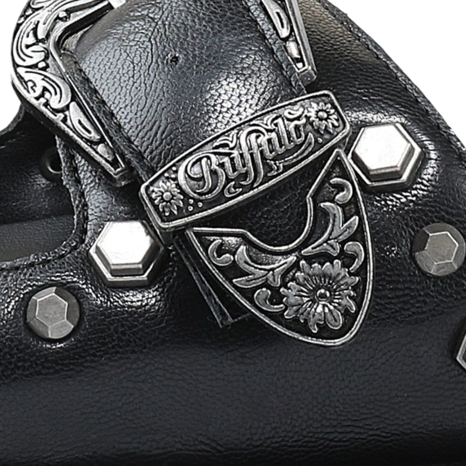 Buffalo Raya Ari West Ciabatta Donna Nera