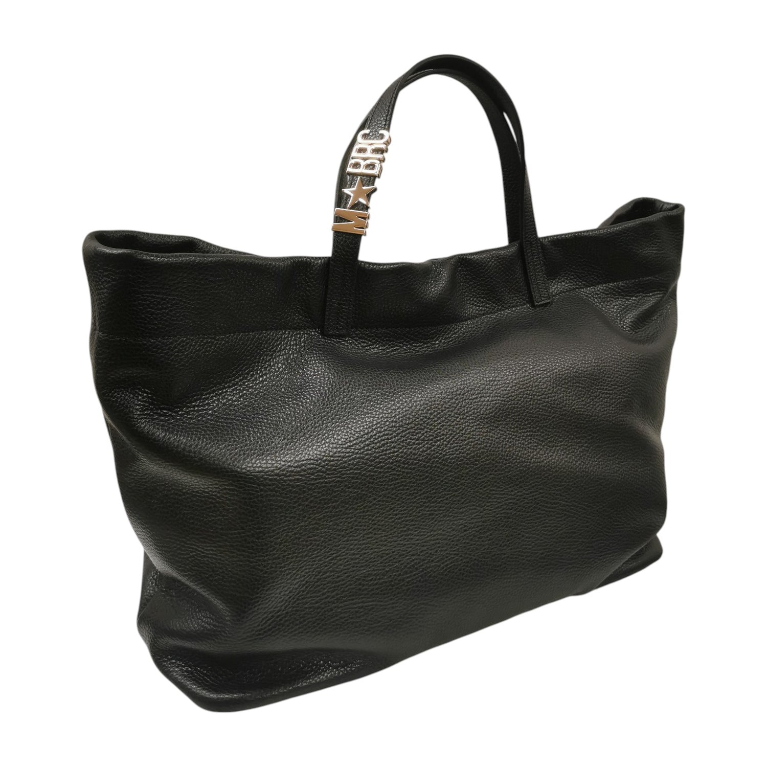 M Brc Borsa a Mano Grande Donna Linea Block Nera