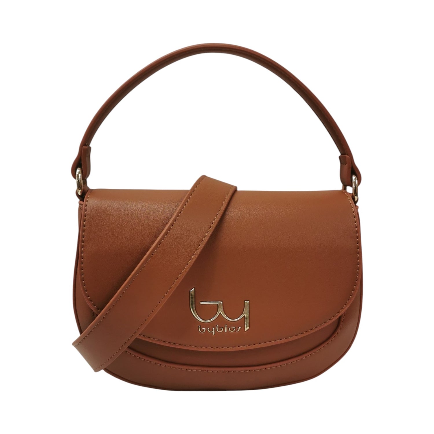 By Byblos Borsa a Mano Donna in Ecopelle Cuoio con Tracolla