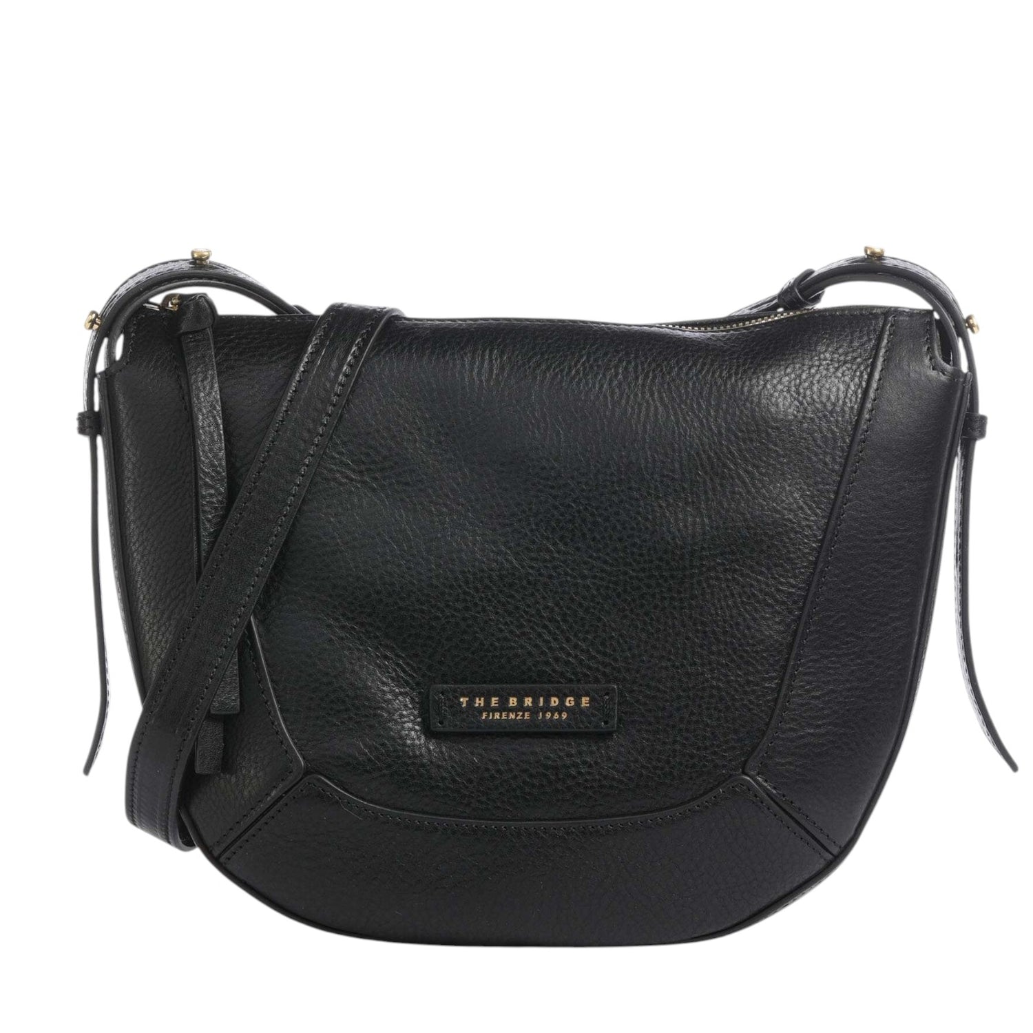 The Bridge Borsa a Tracolla Linea Fedora Donna in Pelle Nera