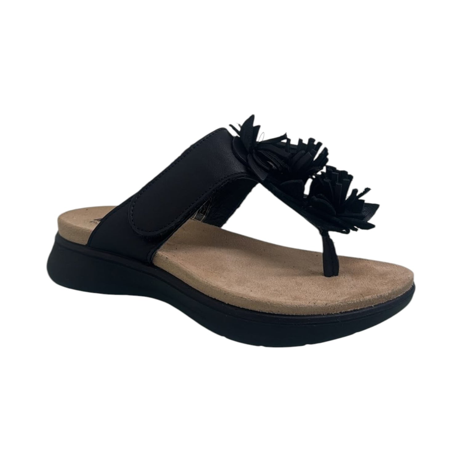 Enval Soft Infradito Donna in Pelle Nera