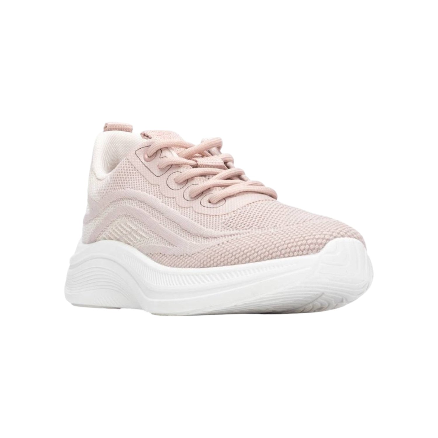 Refresh Sneakers Donna in Tessuto Nudo Rialzata