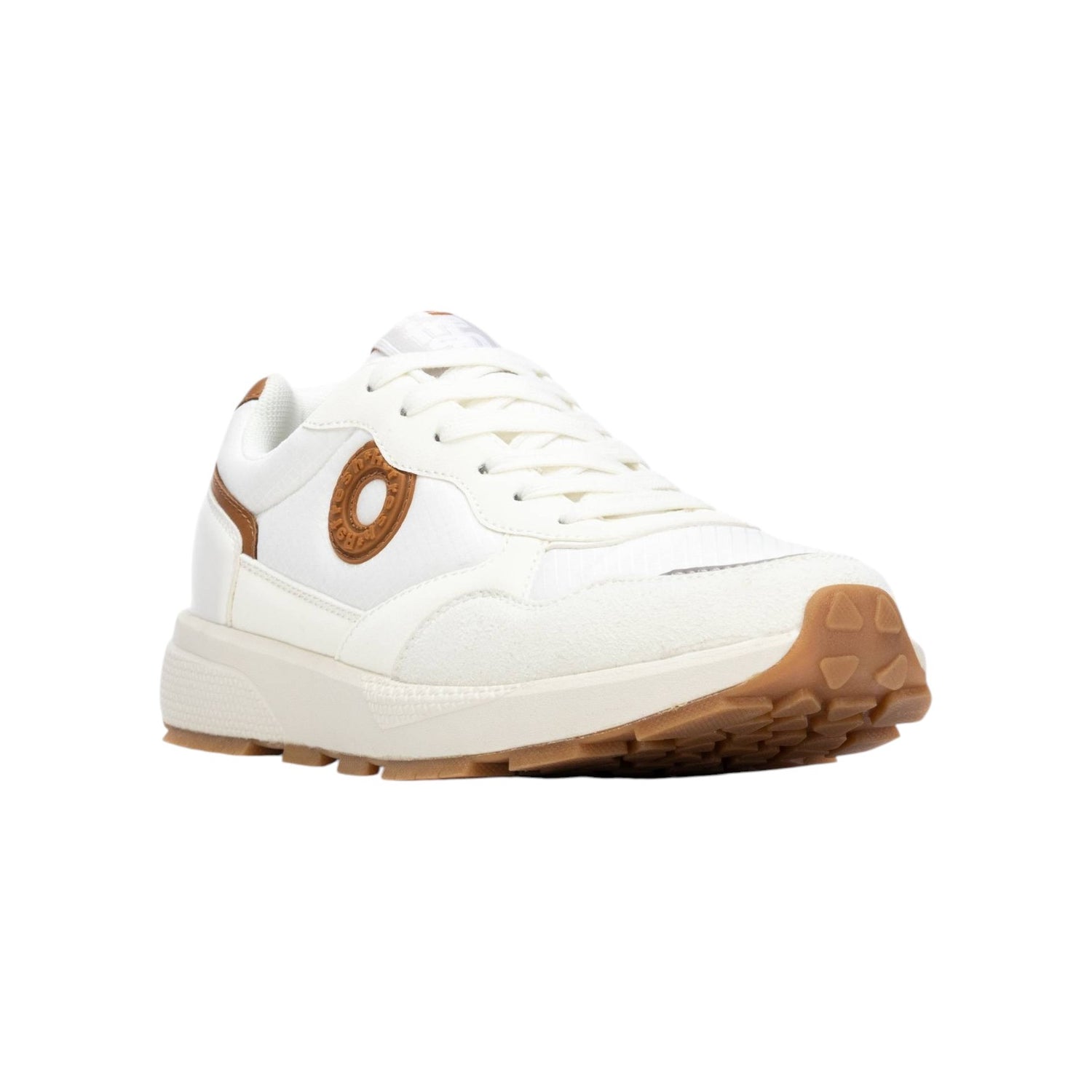 Refresh Sneakers Uomo Bianca in Tessuto ed Ecopelle