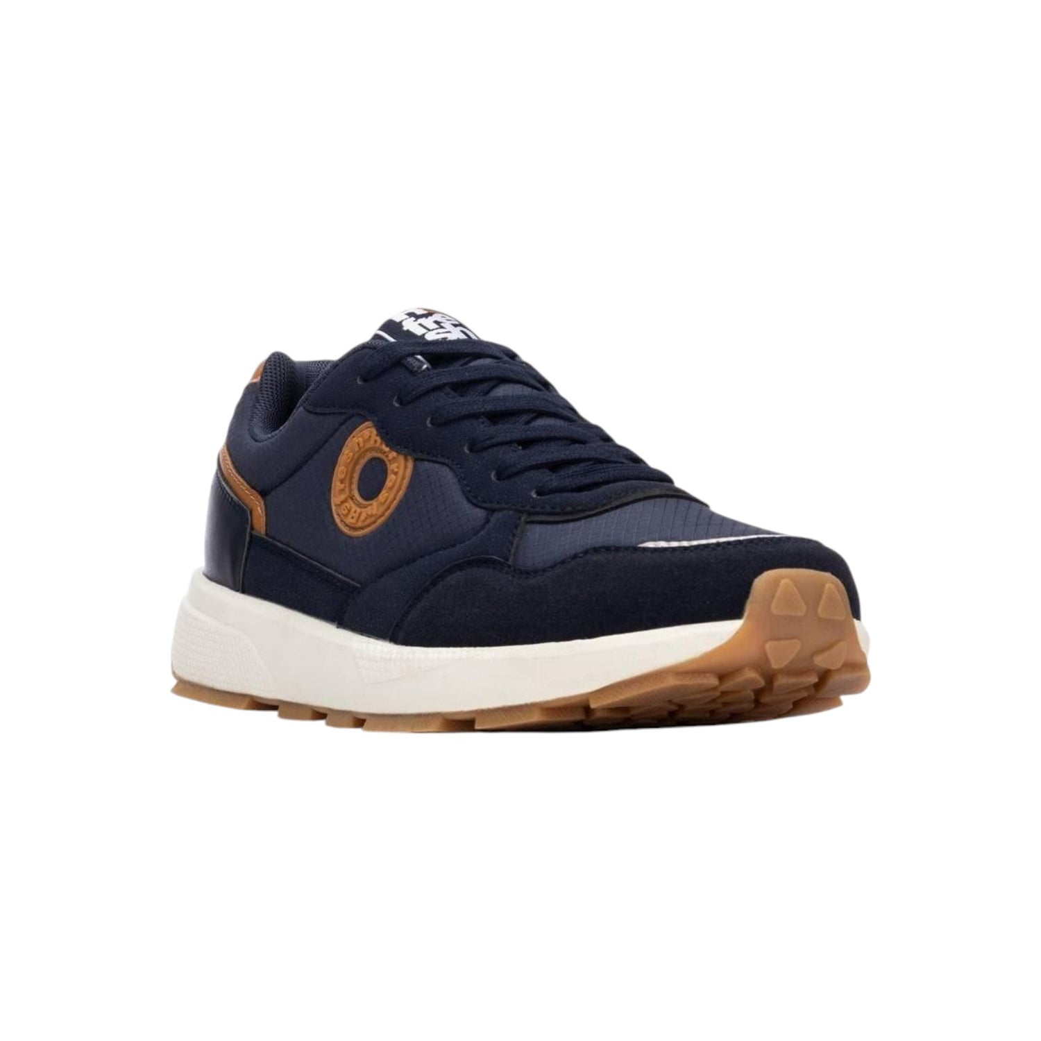 Refresh Sneakers Uomo Blu in Tessuto ed Ecopelle