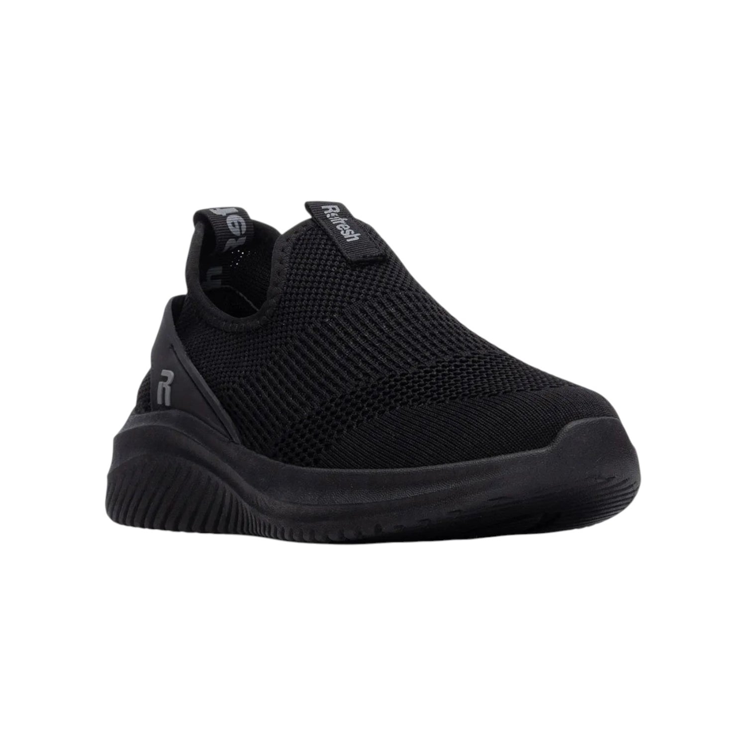 Refresh Slip On Donna in Tessuto Nero