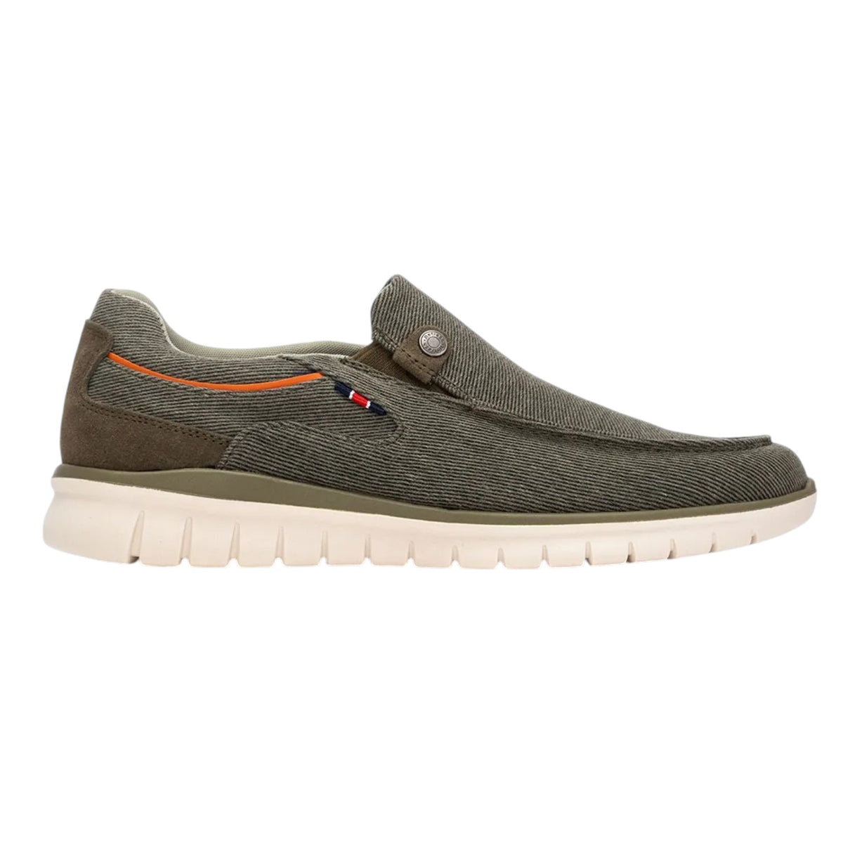 Refresh Slip On Uomo in Tela Kaki