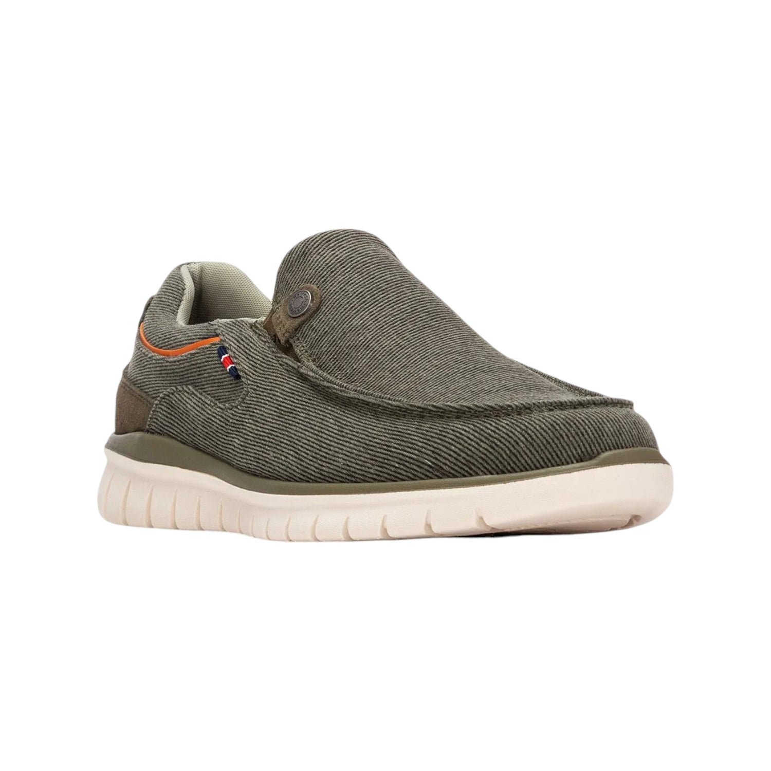 Refresh Slip On Uomo in Tela Kaki