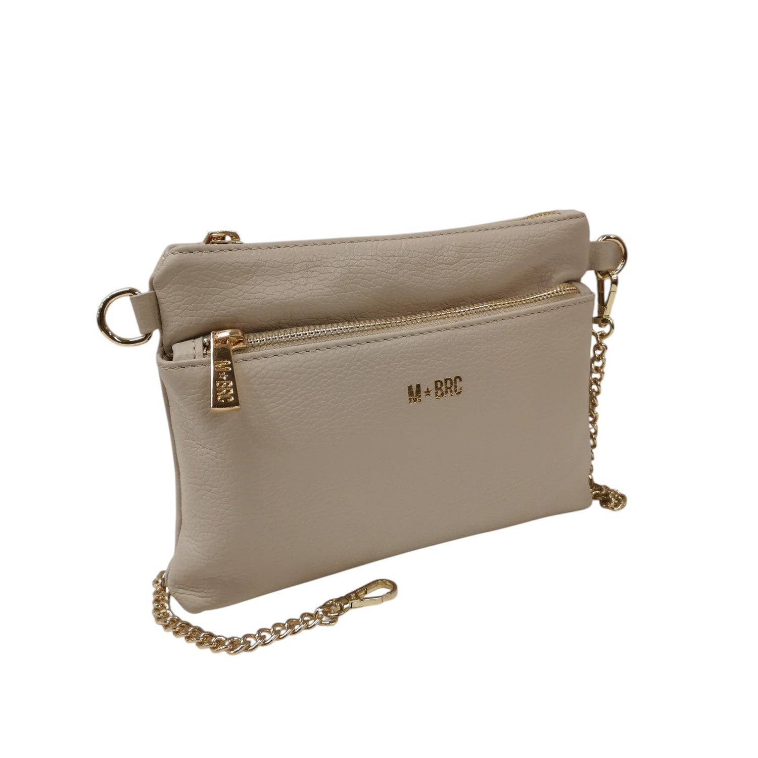 M Brc Pochette Donna Linea Jolly Avorio in Pelle