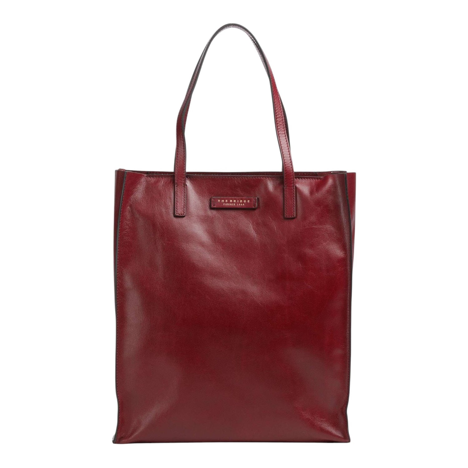 The Bridge Mirra Borsa Shopper Donna in Pelle Barolo