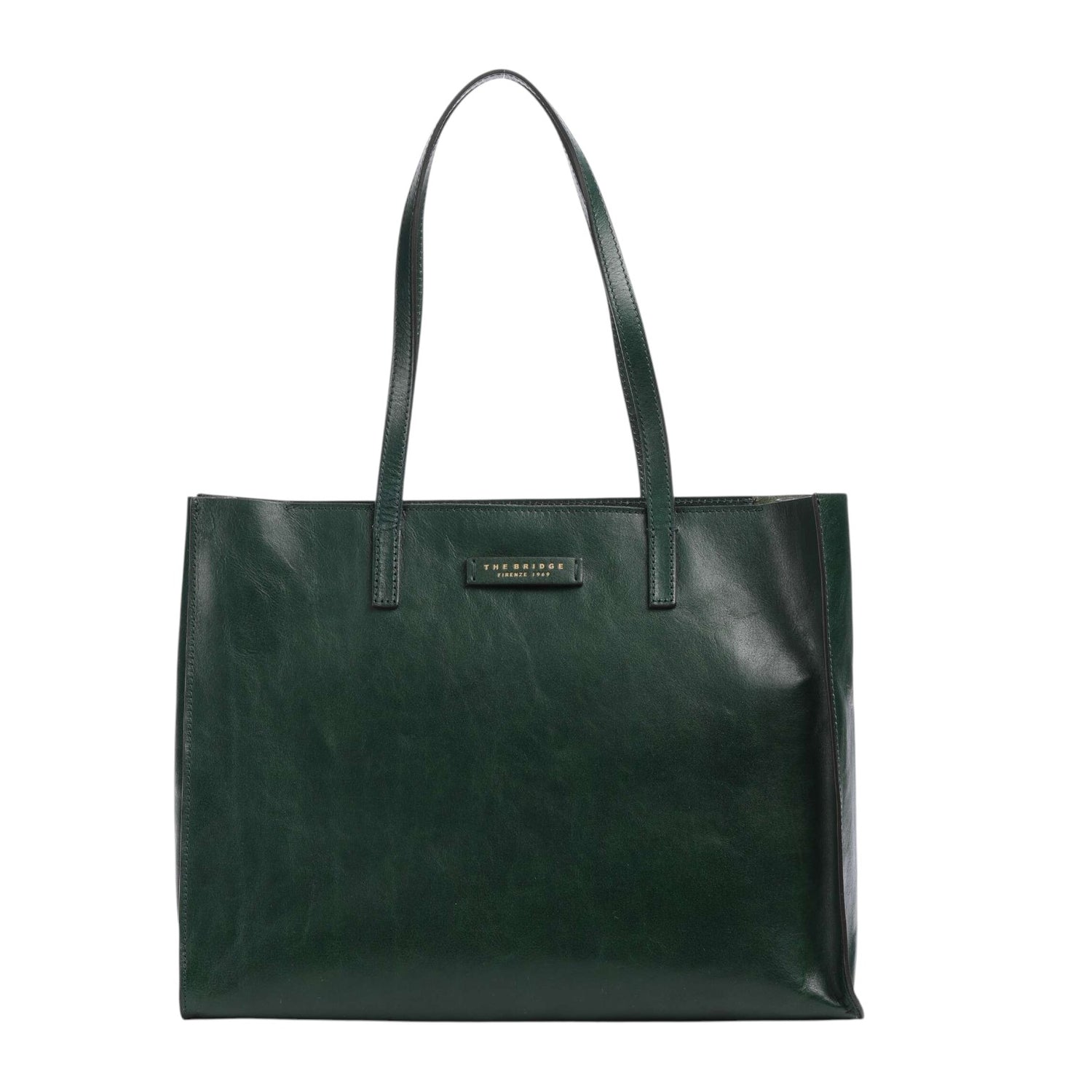 The Bridge Shopper Donna Mirra in Pelle Pino