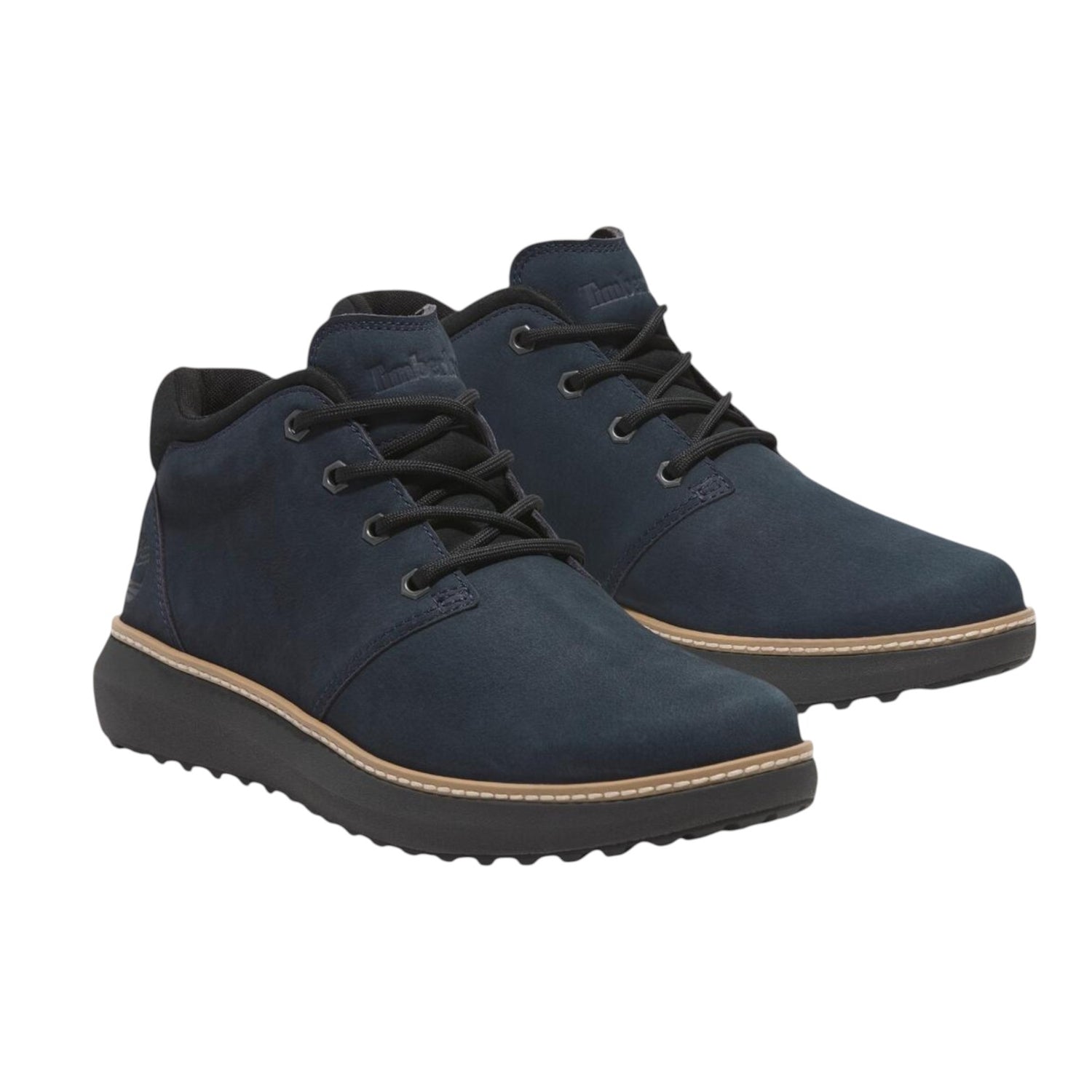 Timberland Polacchino Uomo in Nabuck Blu Chukka con Membrana GORE-TEX