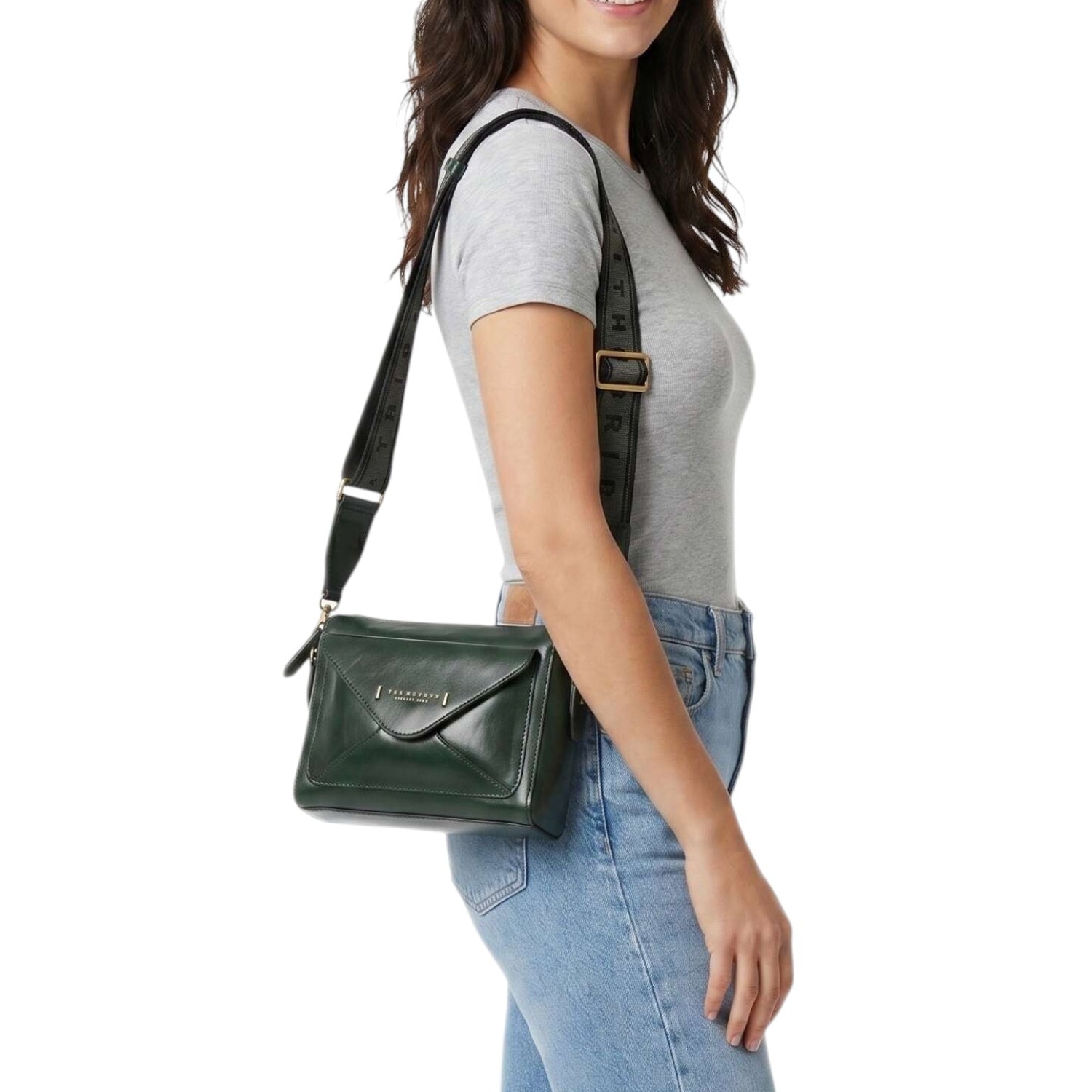 The Bridge Tracolla Donna Linea Frida in Pelle Pino