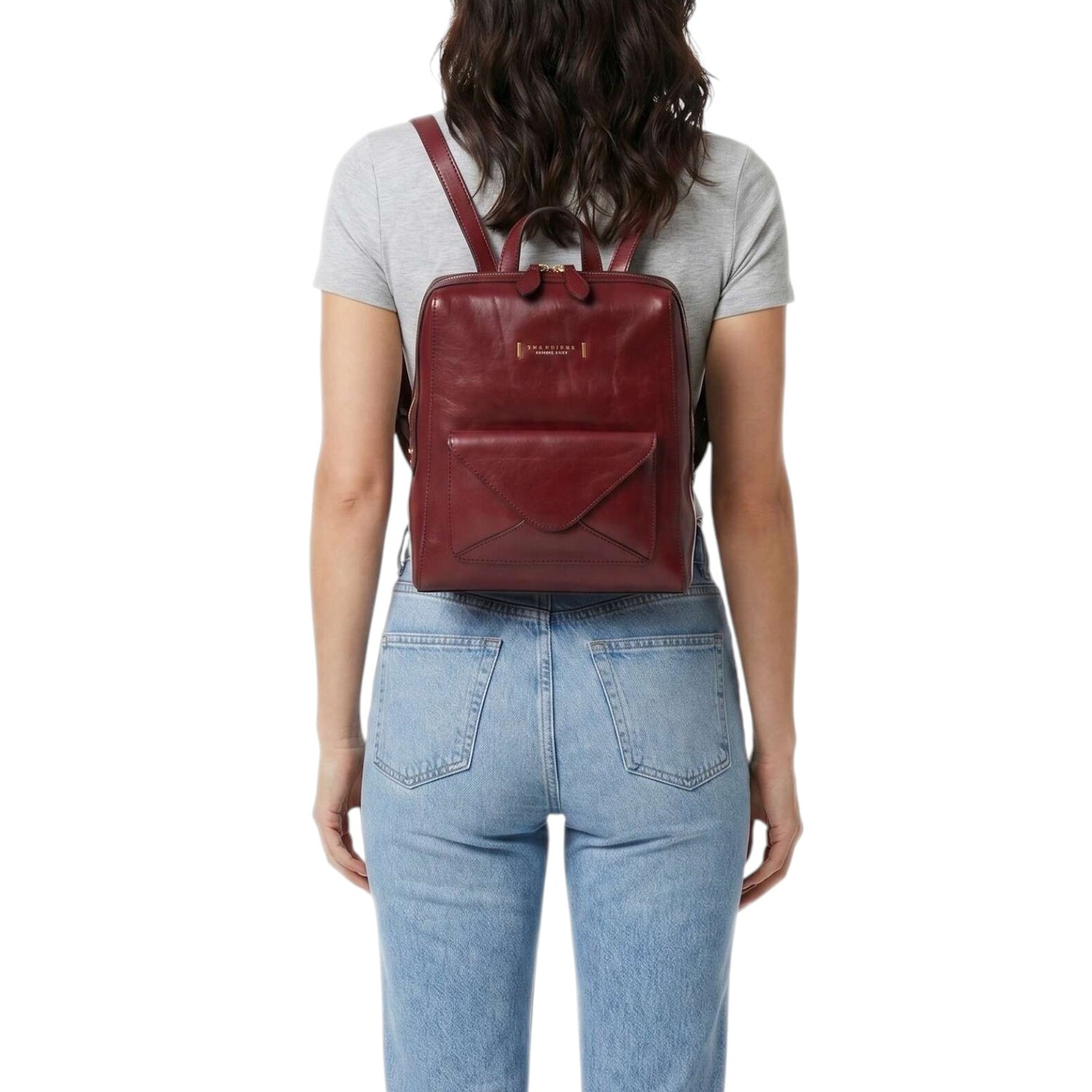 The Bridge Zaino Piccolo Donna in Pelle Cuoio