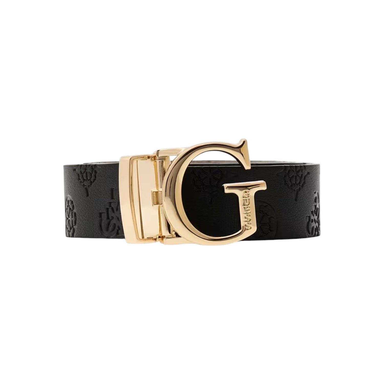 Guess Cintura Donna Nera Osso James logo 4G Double