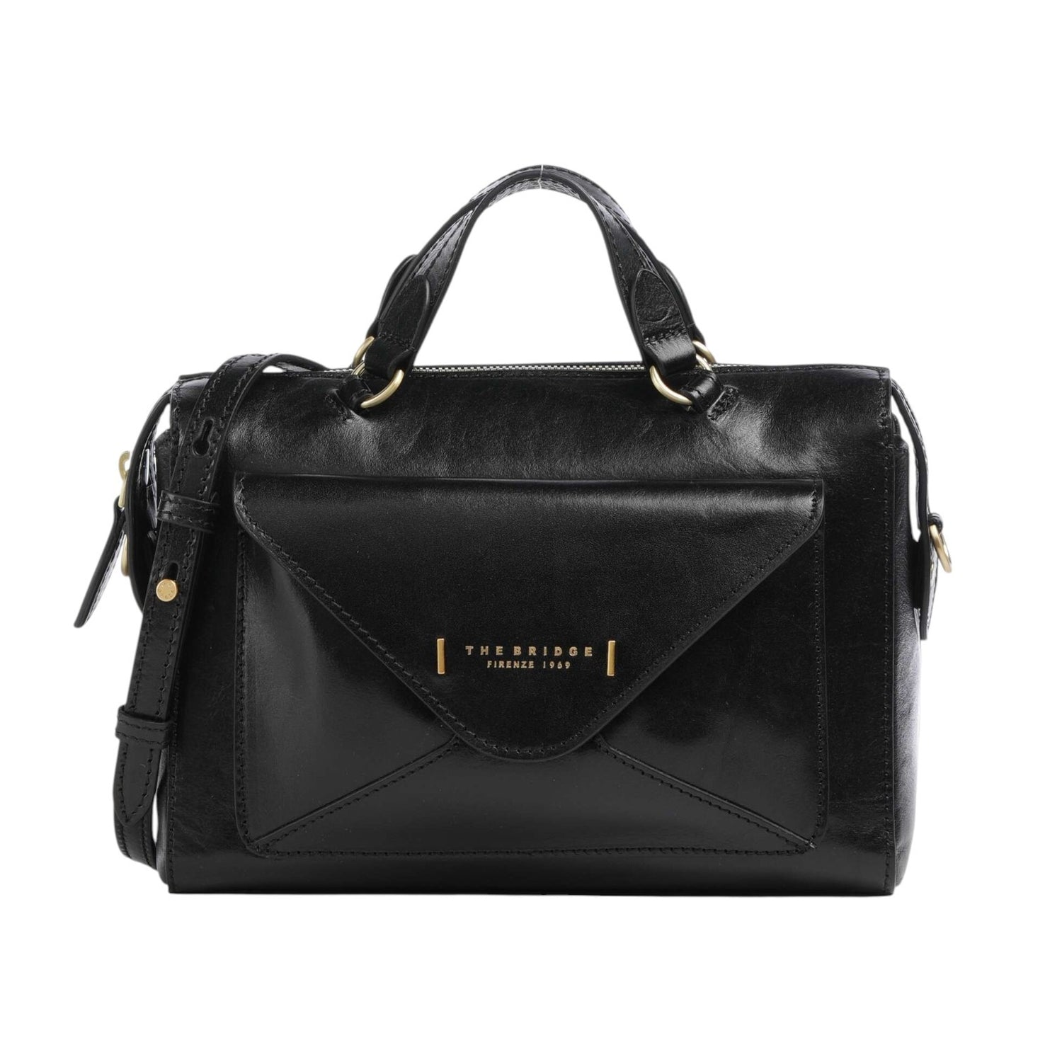 The Bridge Borsa a Mano Donna in Pelle Nero Linea Frida