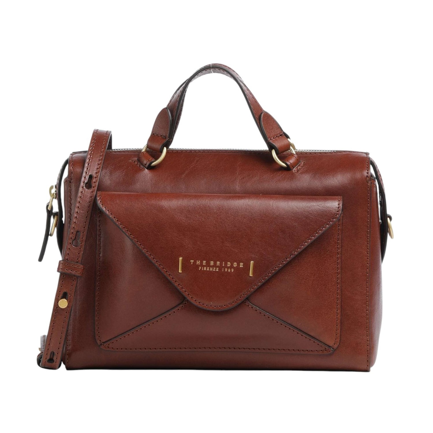 The Bridge Borsa a Mano Donna in Pelle Cuoio Linea Frida