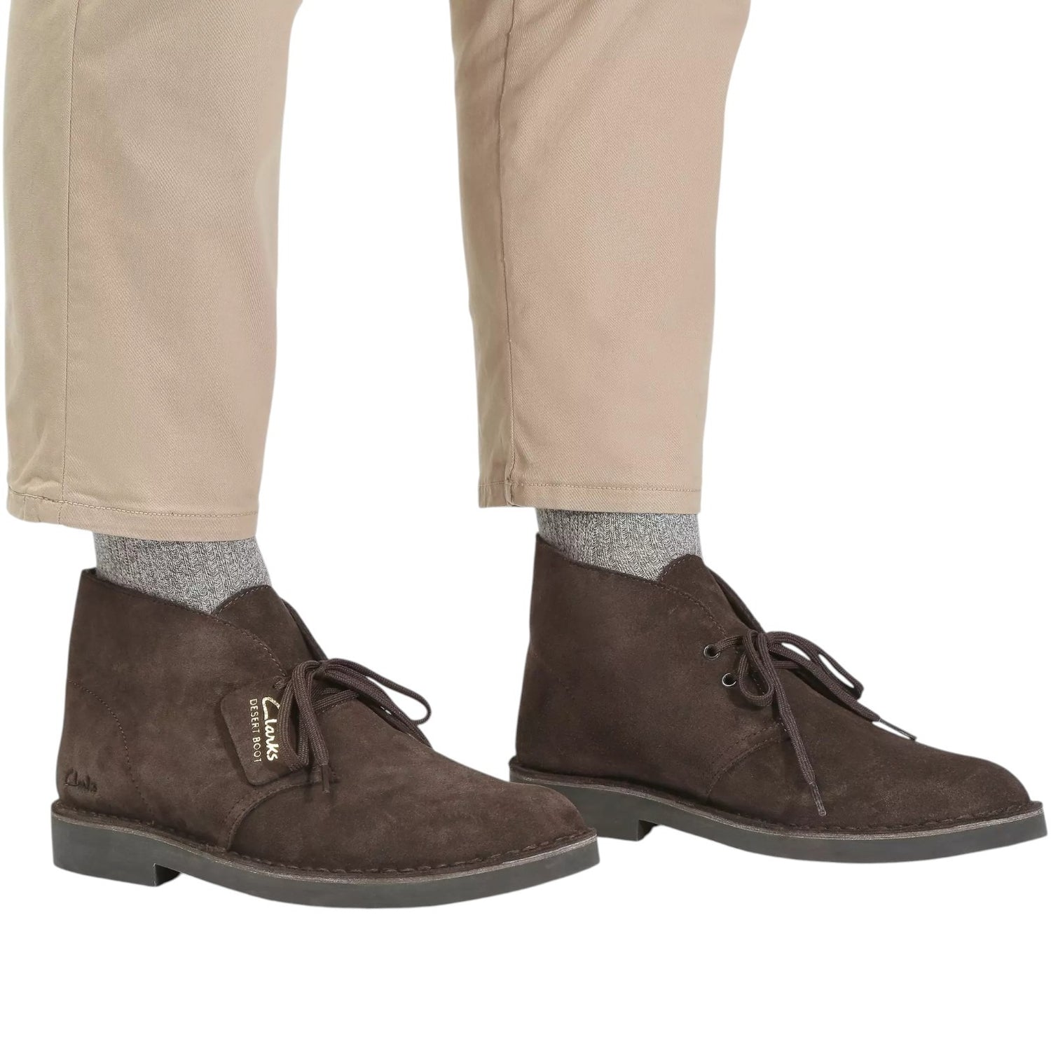 Clarks Desert Bt Evo Polacchino Uomo in Camoscio Moro