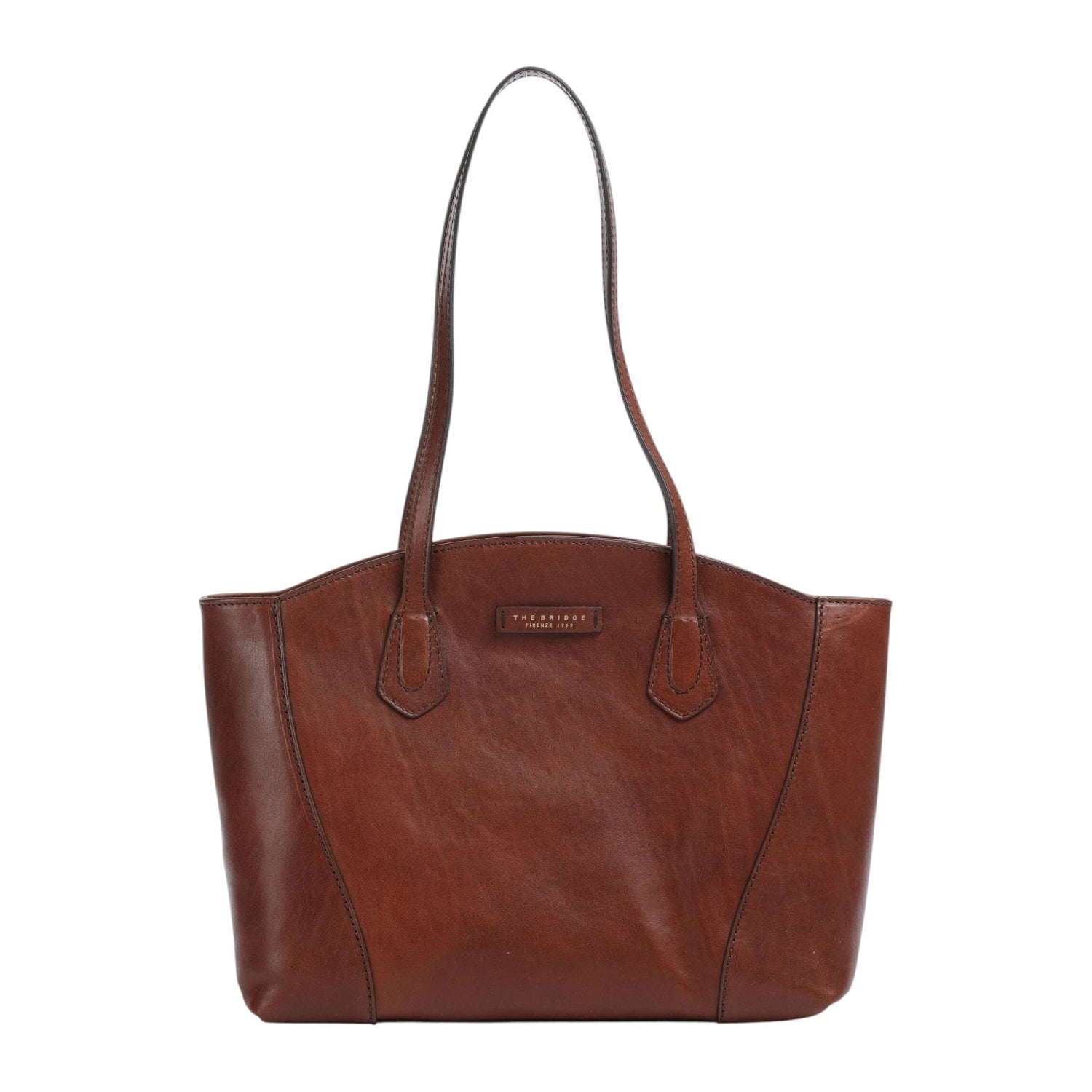 The Bridge Borsa a Spalla Donna Linea Magda in Pelle Marrone